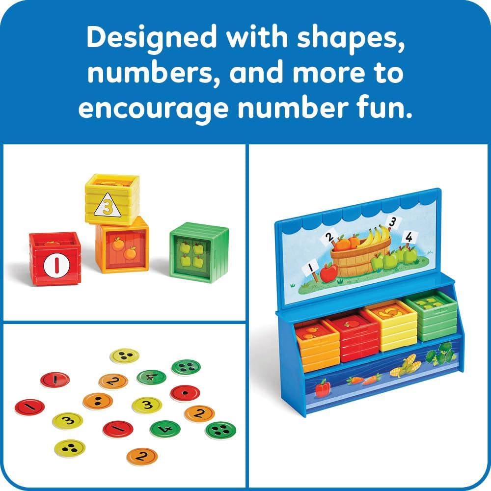 Juego de Tienda de Abarrotes hand2mind Numberblocks Mini Mercado