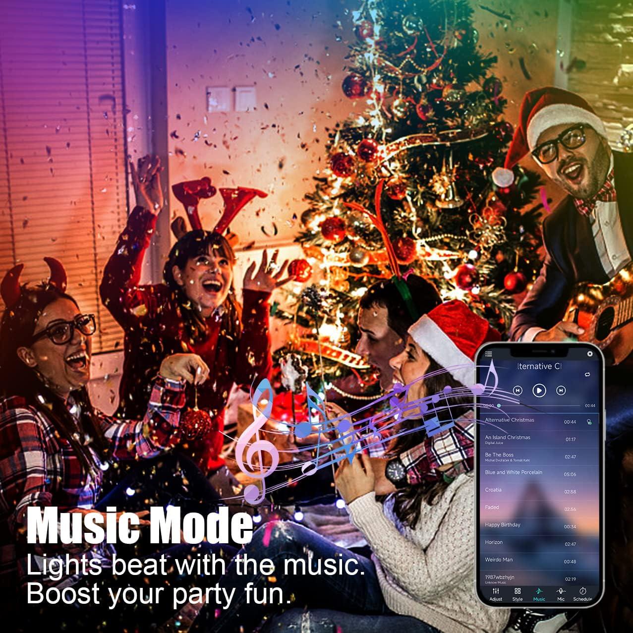 Tira de Luz LED Neón RGB 15m KSIBNW Control Remoto APP IP65