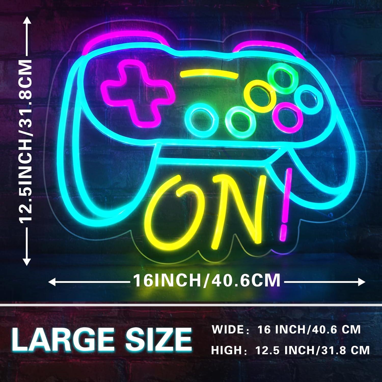 Lámpara de Neón Gamer Sparklove 40.6x31.8cm Dimmable