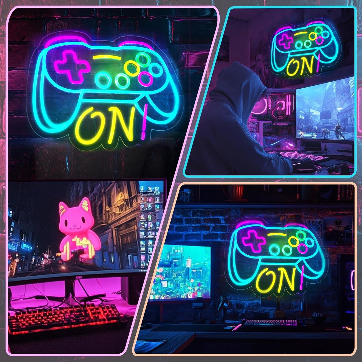 Lámpara de Neón Gamer Sparklove 40.6x31.8cm Dimmable