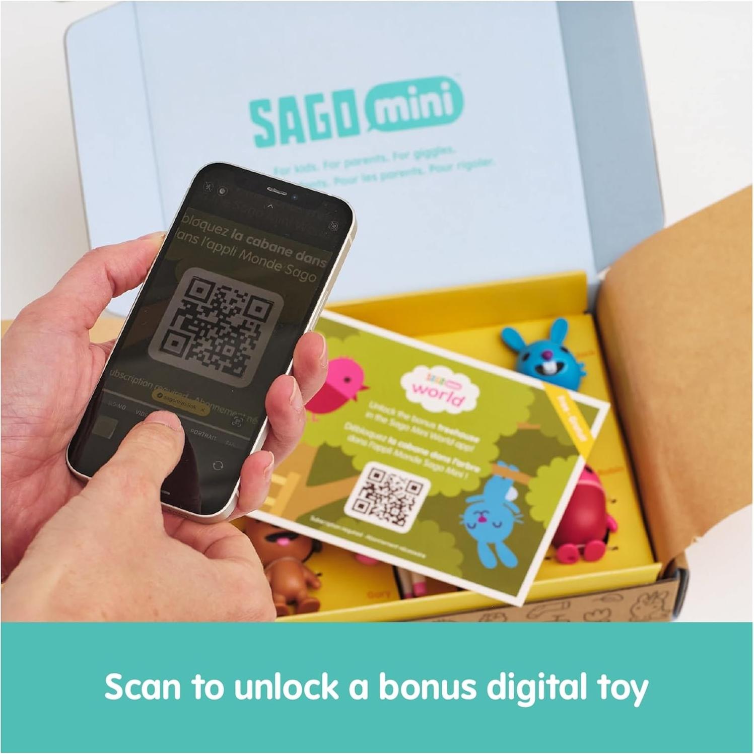 Paquete de Figuras Sago Mini con Casa de Juego Plegable - 6 Figuras