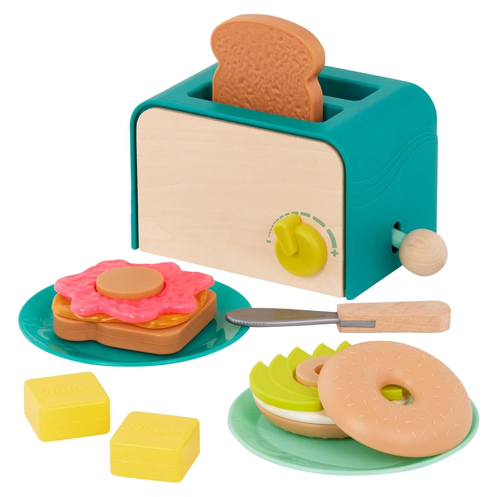 B. toys Mini Chef Juego de Tostadora 14 Piezas 3 Años+