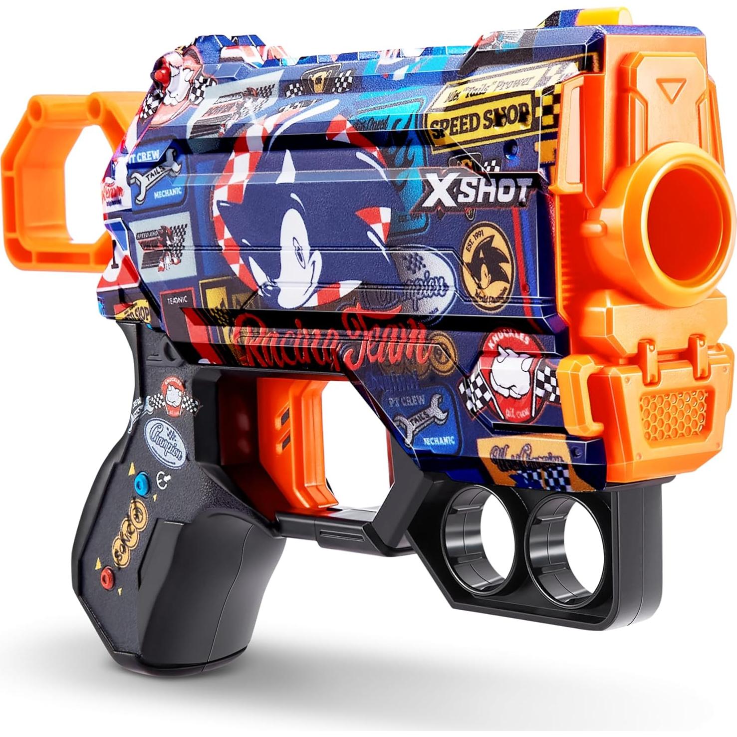 Lanzador de Dardos X-Shot Menace Sonic + 16 Dardos