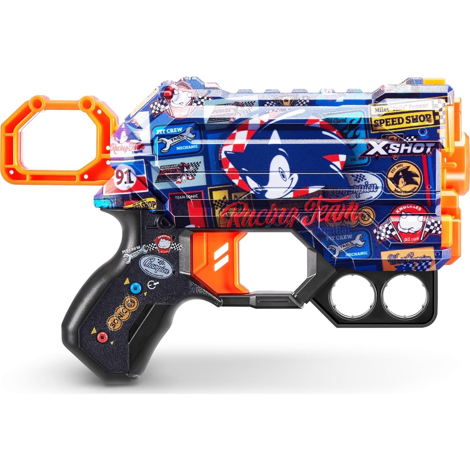 Lanzador de Dardos X-Shot Menace Sonic + 16 Dardos