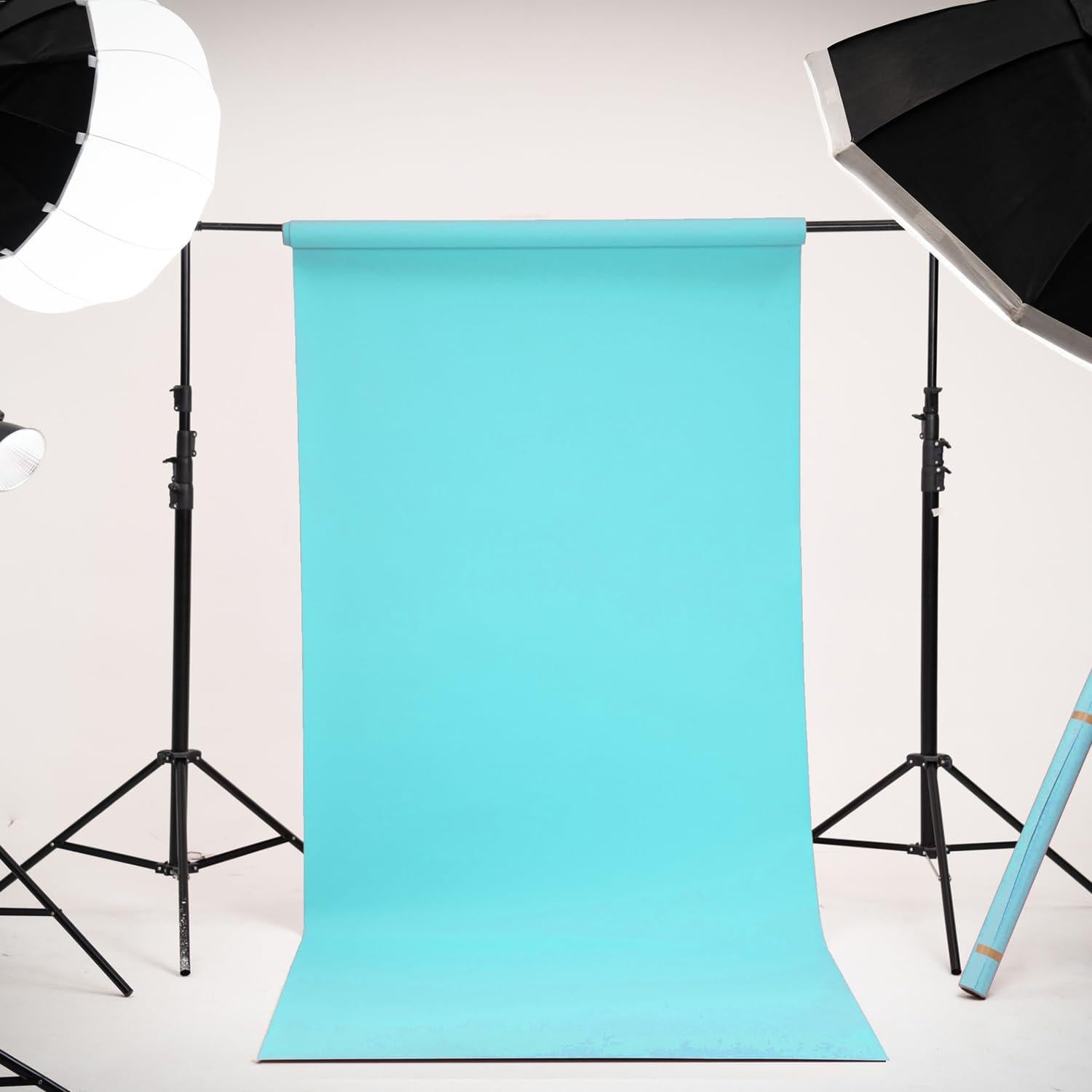 Fondo de papel sin costuras Kate 271.5x10m azul Alpine