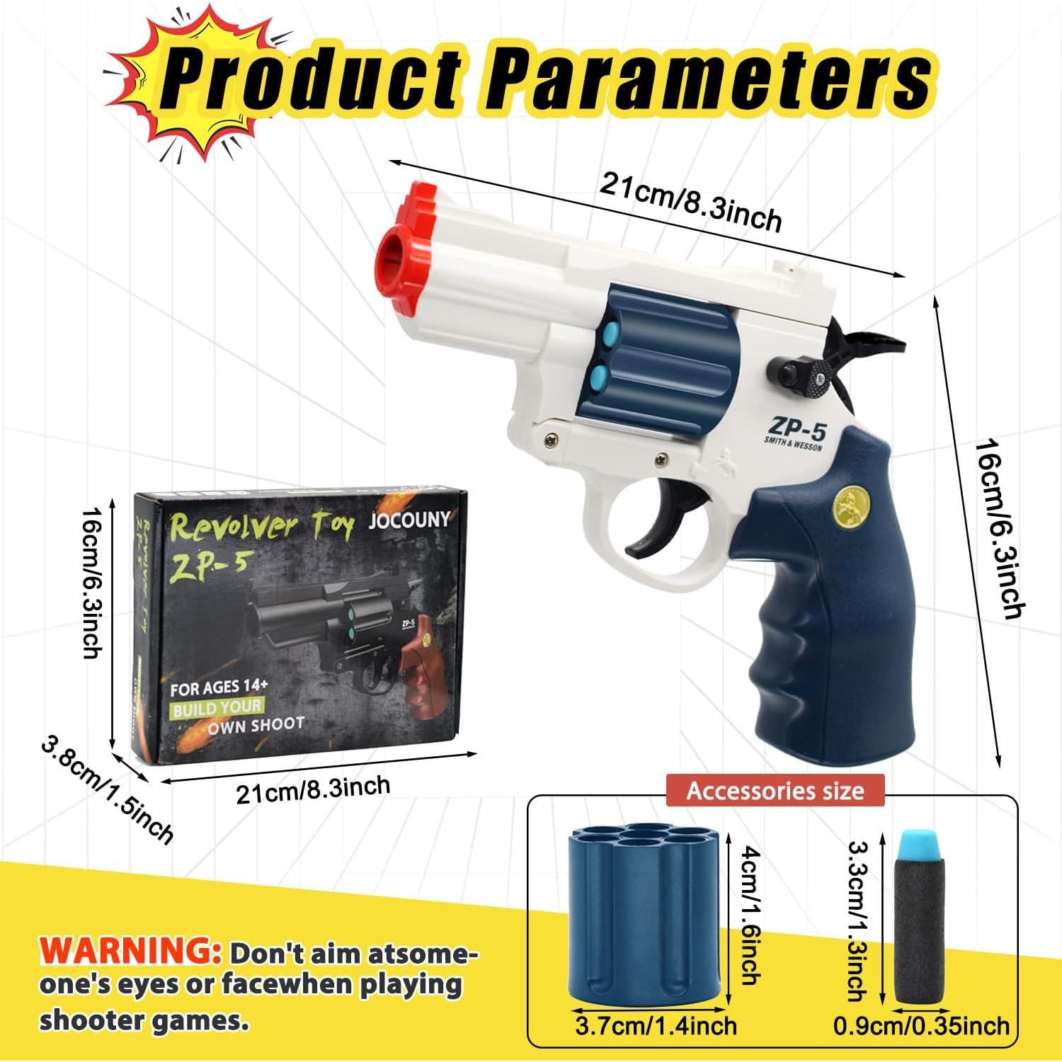 Pistola de Juguete Semiautomática JOCOUNY con Balas Blandas