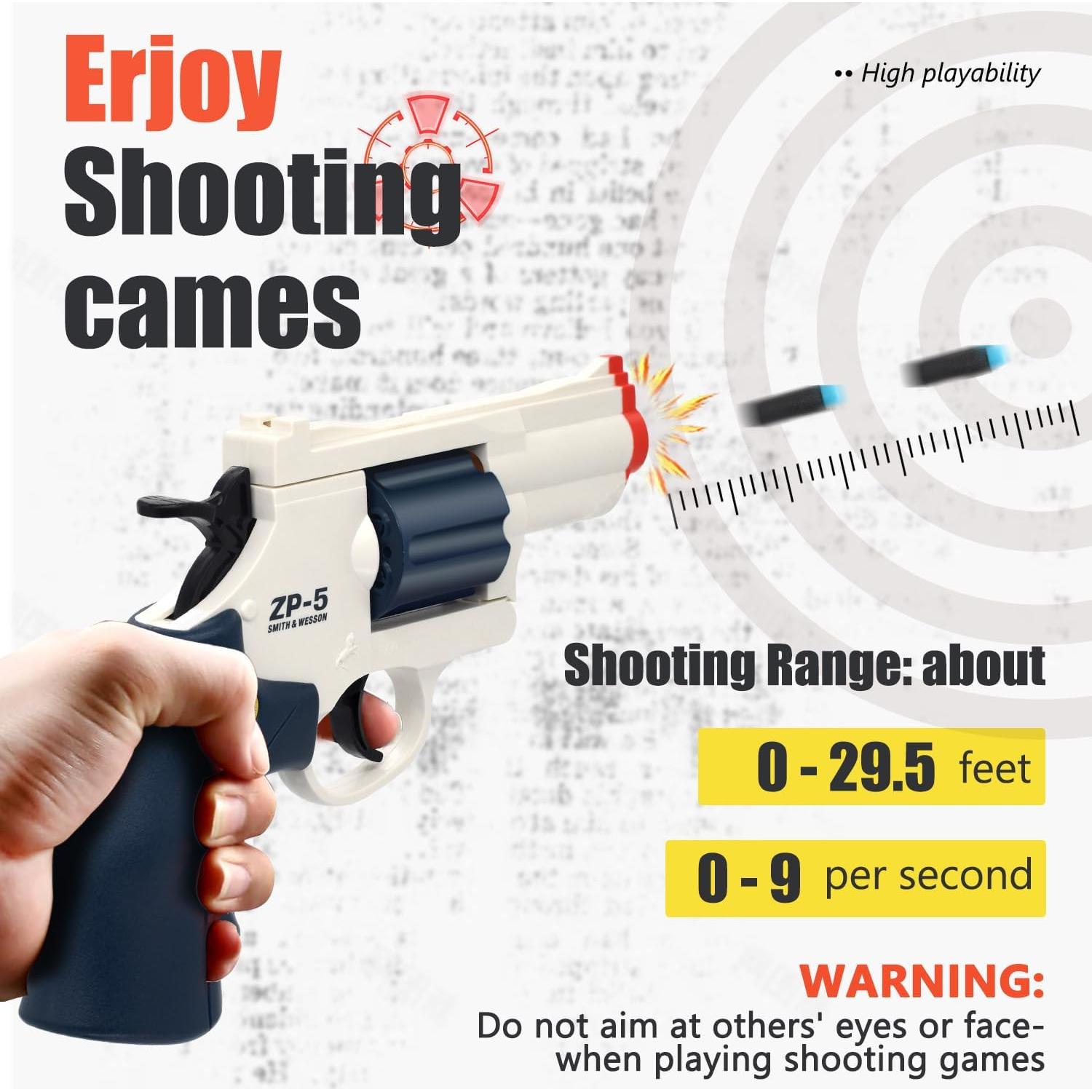 Pistola de Juguete Semiautomática JOCOUNY con Balas Blandas