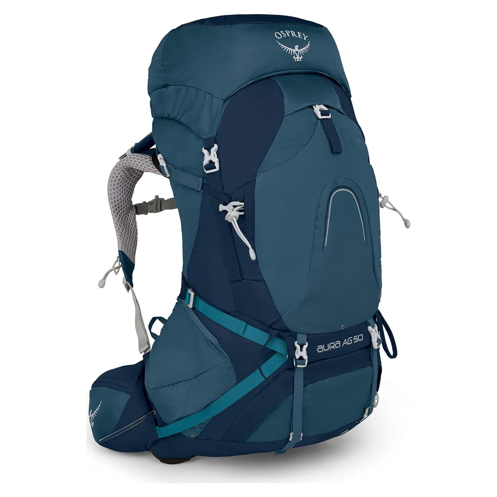 Mochila de Senderismo Osprey Aura AG 50L Mujer Azul X-Pequeño