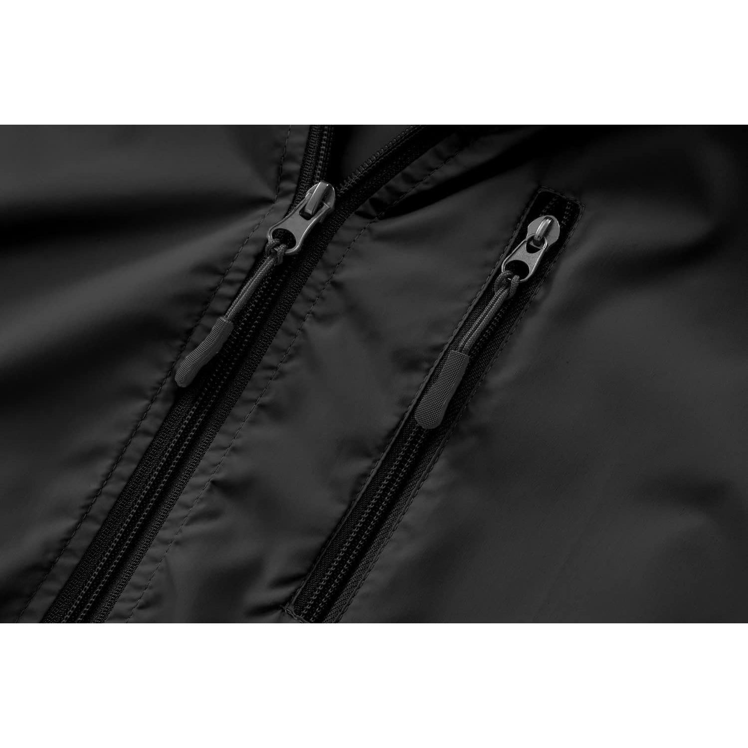 Chaqueta Impermeable Ligera Spmor para Hombre, Rompevientos