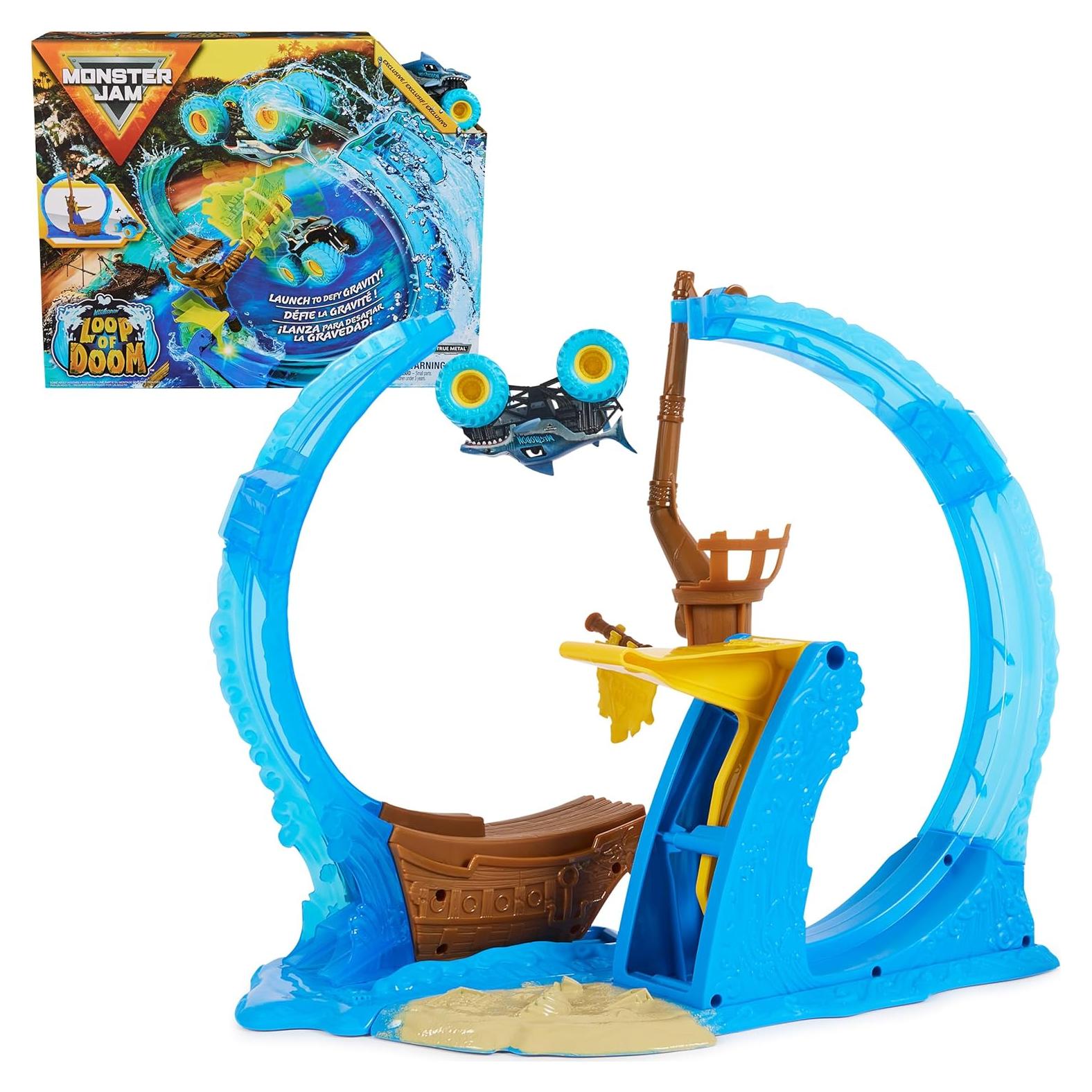 Set de Juego Monster Jam Megalodon Loop de Doom 1:64