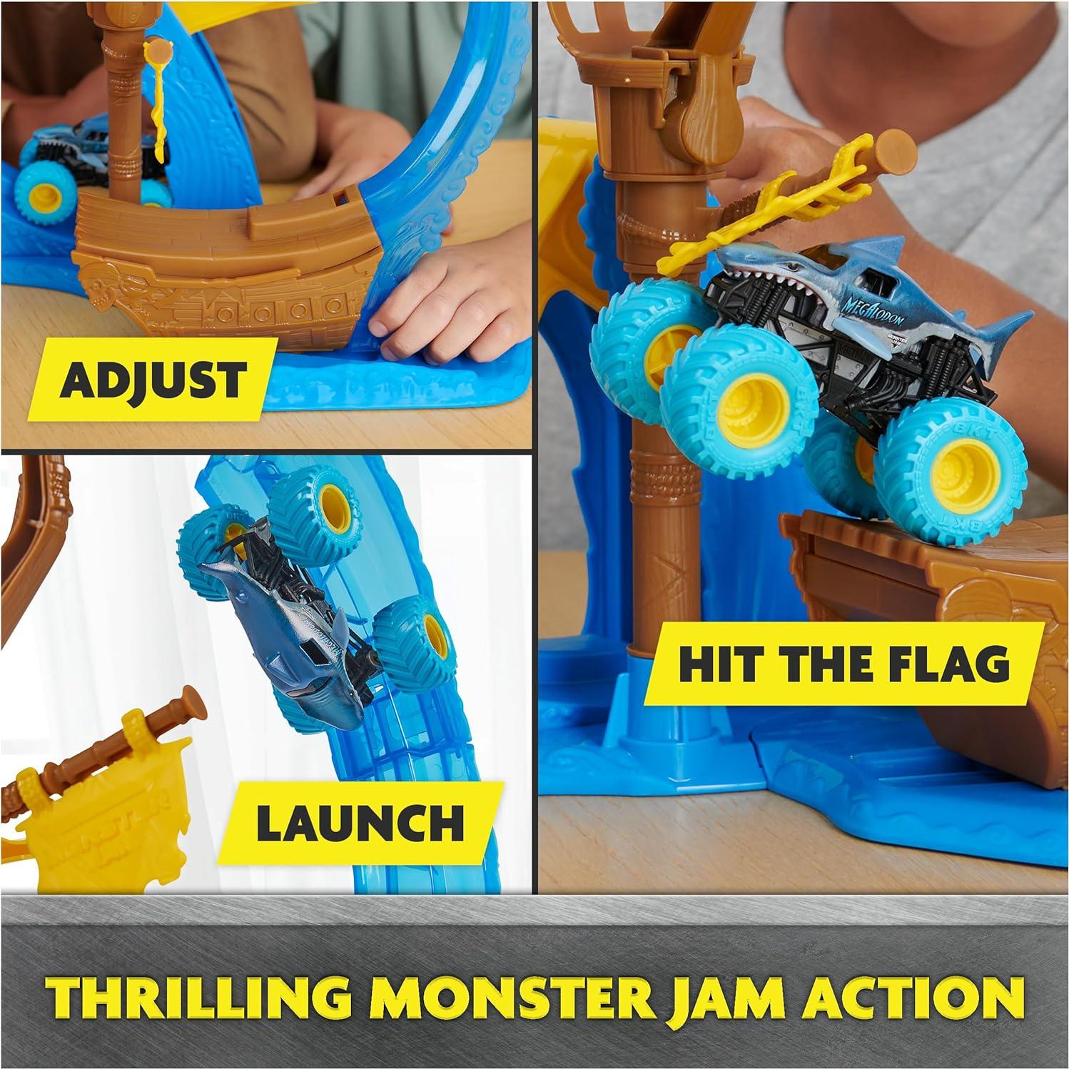 Set de Juego Monster Jam Megalodon Loop de Doom 1:64