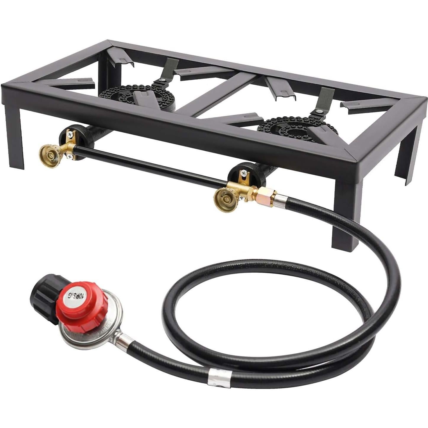 Cocina de Gas Propano Doble Quemador AngelcityCC 8000W