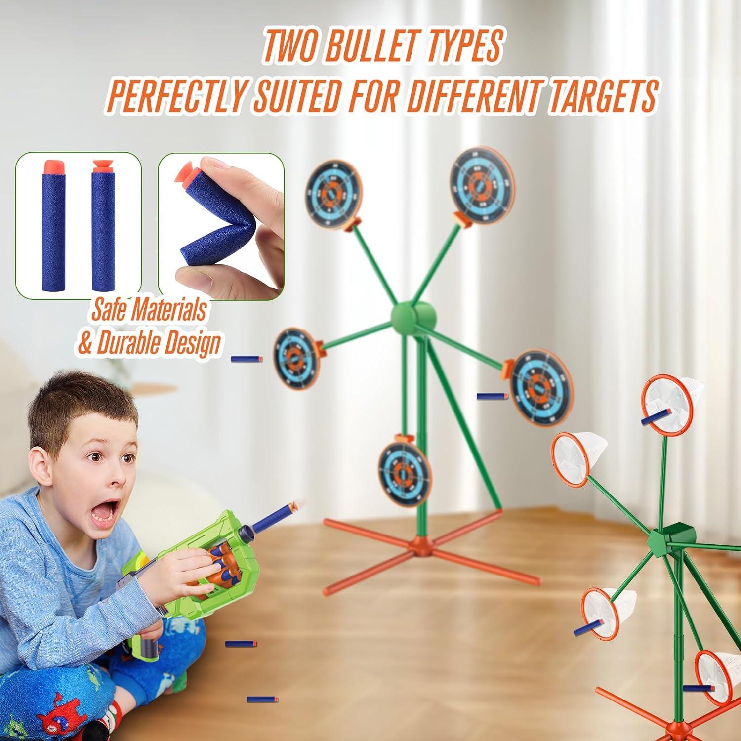 Pistola de Juguete ReechTree RD-8 con 16 Dardos de Espuma