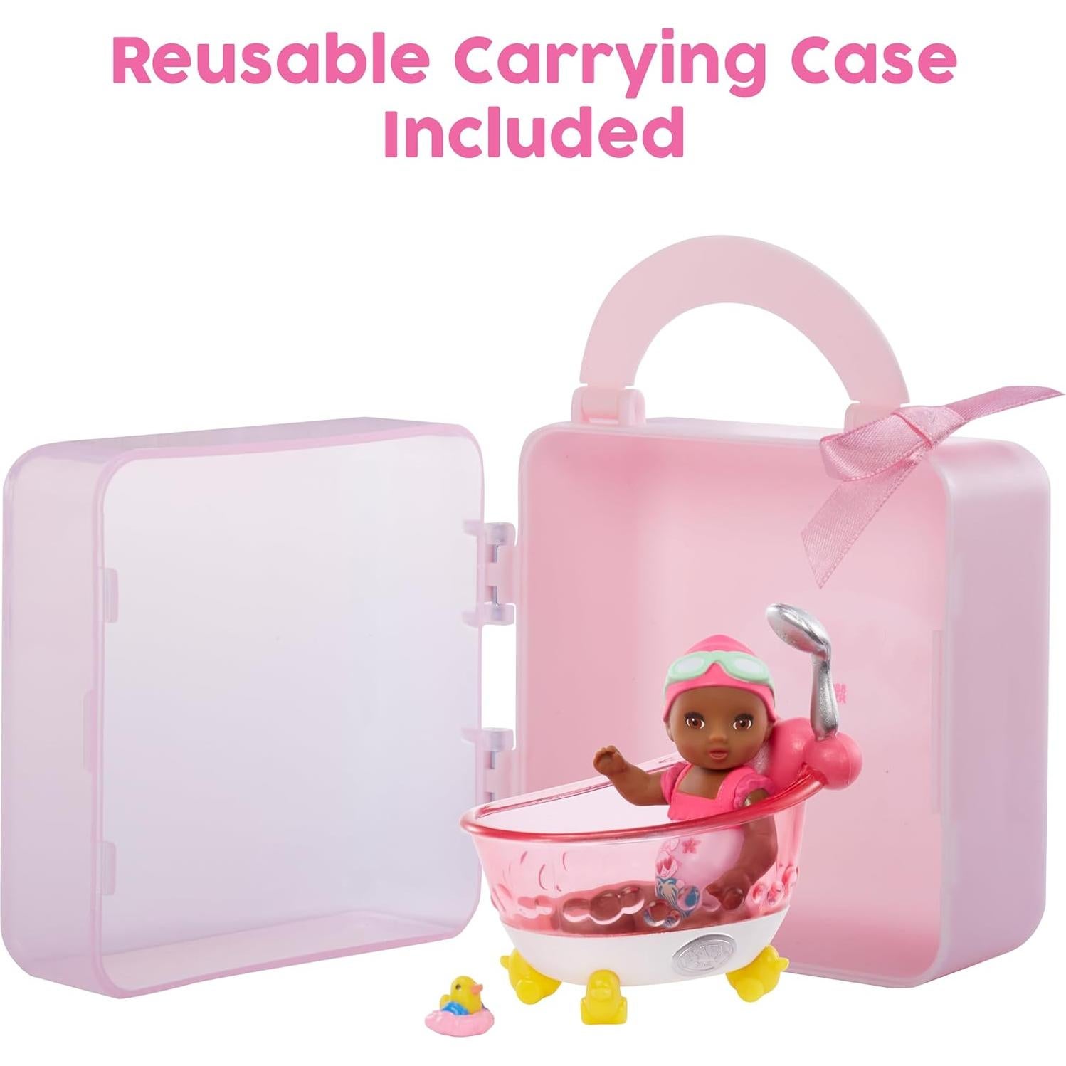 Muñeca Baby Born MINIS 6.35 cm con Bañera y Accesorios