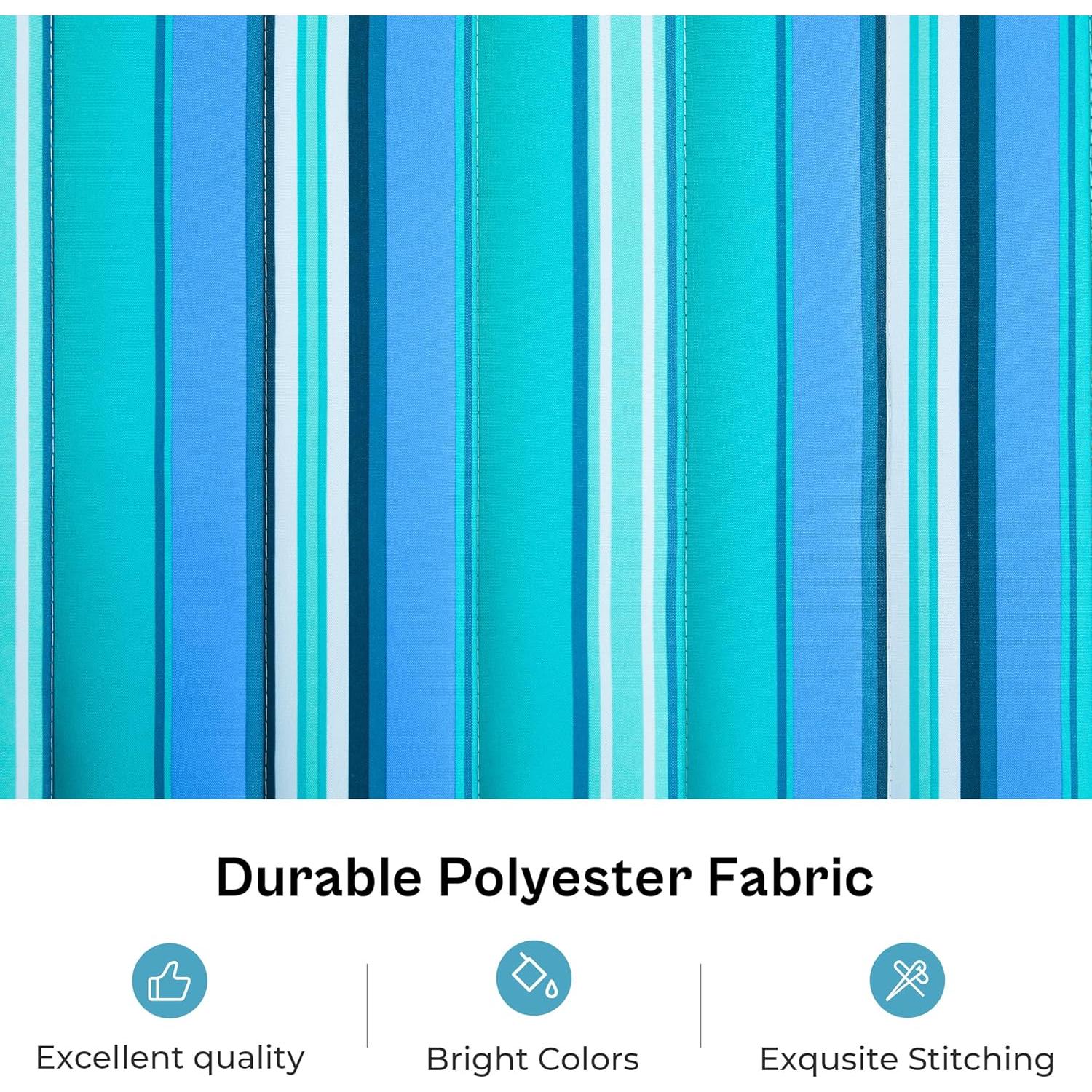 Hamaca Doble SUPERJARE con Soporte y Almohada Desmontable - Azul Aqua