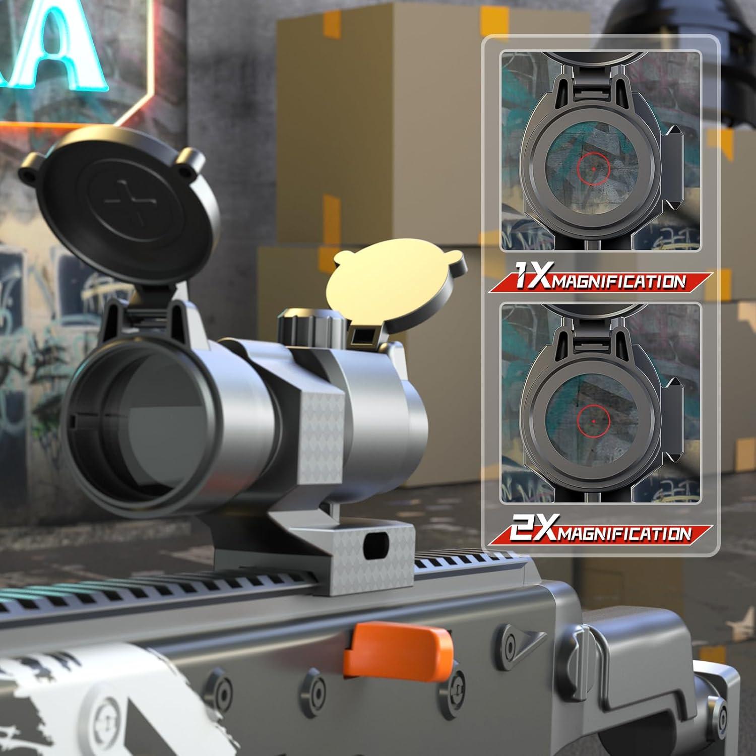 Pistola de Juguete VELIYAKA con 100 Dardos y Cargadores