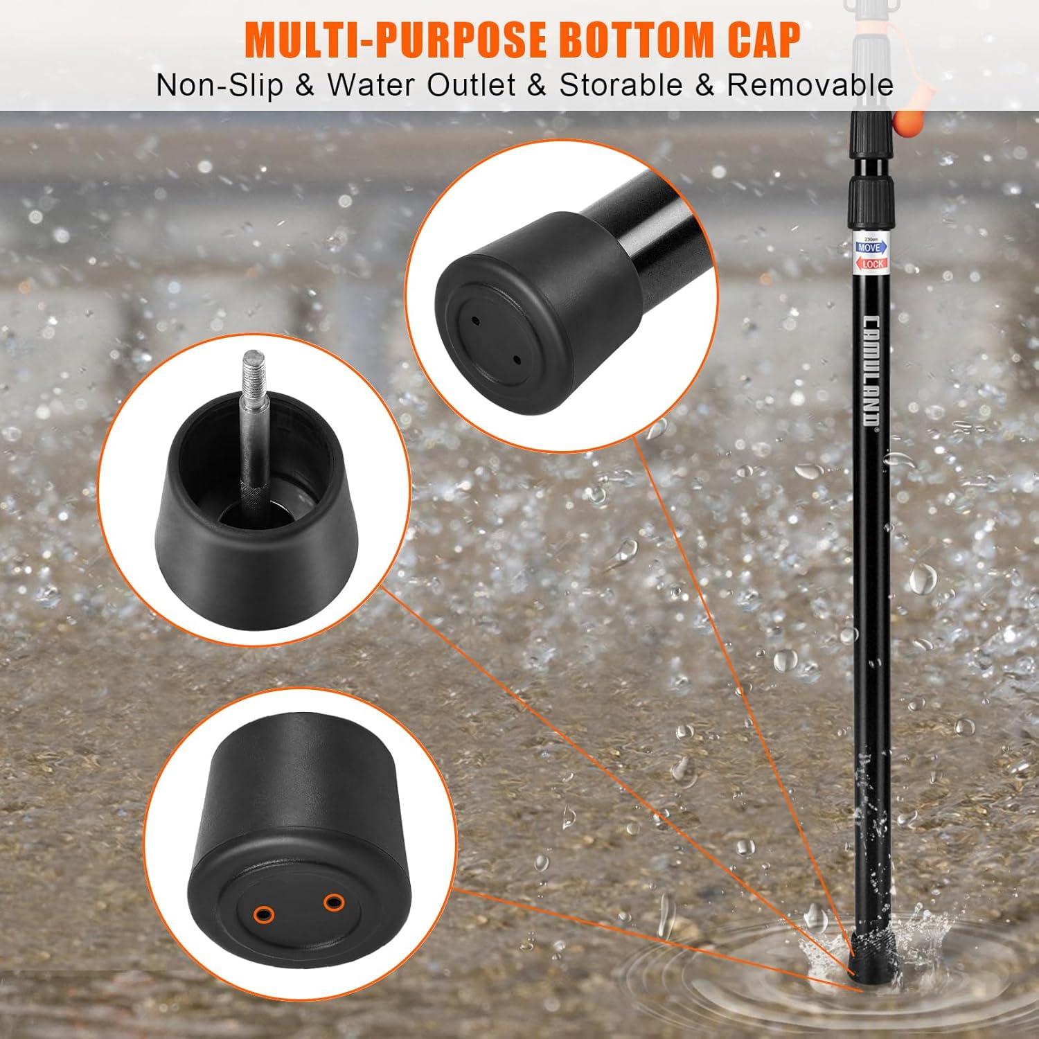 Poste de Lona Ajustable CAMULAND 2.3M Aluminio Ligero