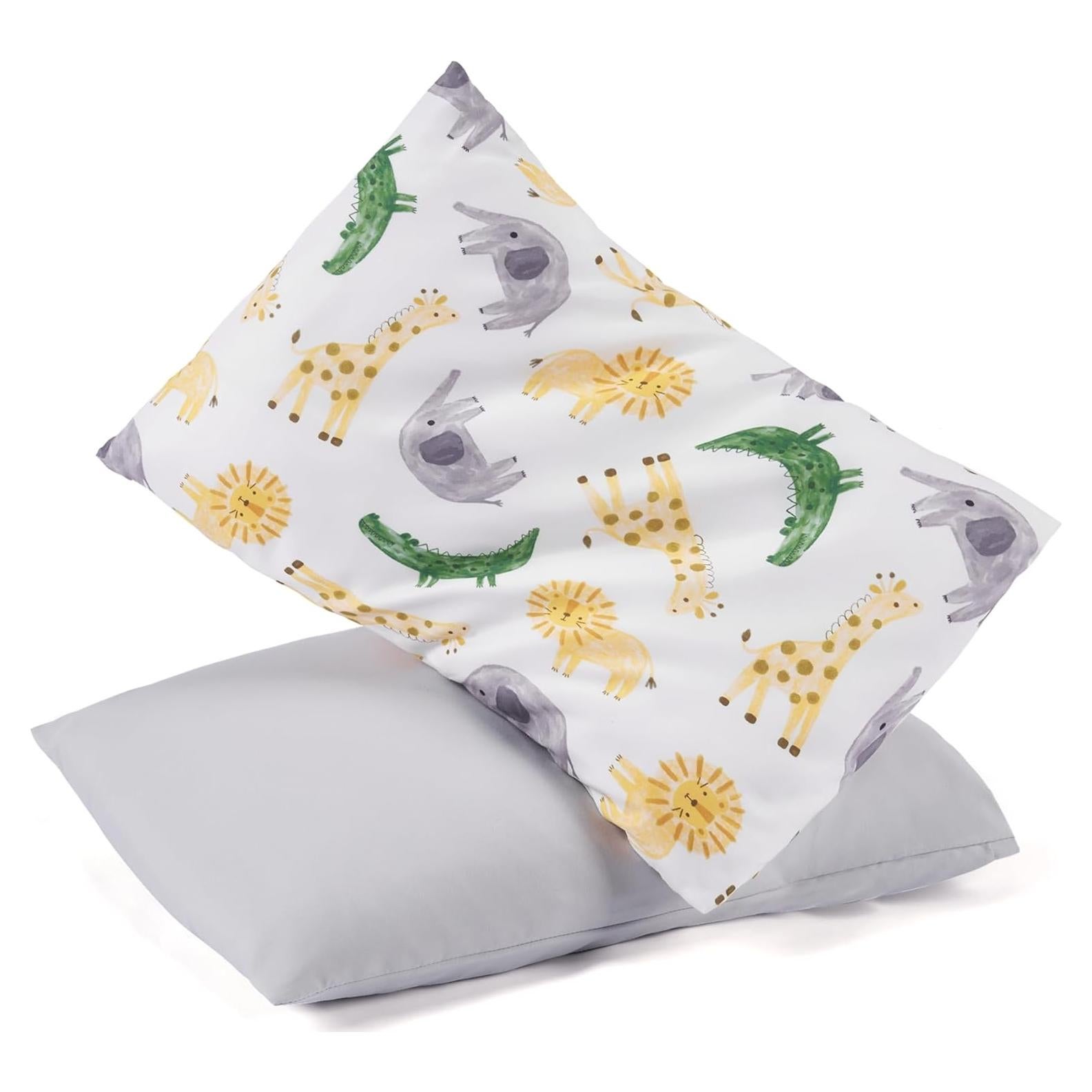 Fundas de Almohada TILLYOU para Niños 33x46 cm Paquete de 2