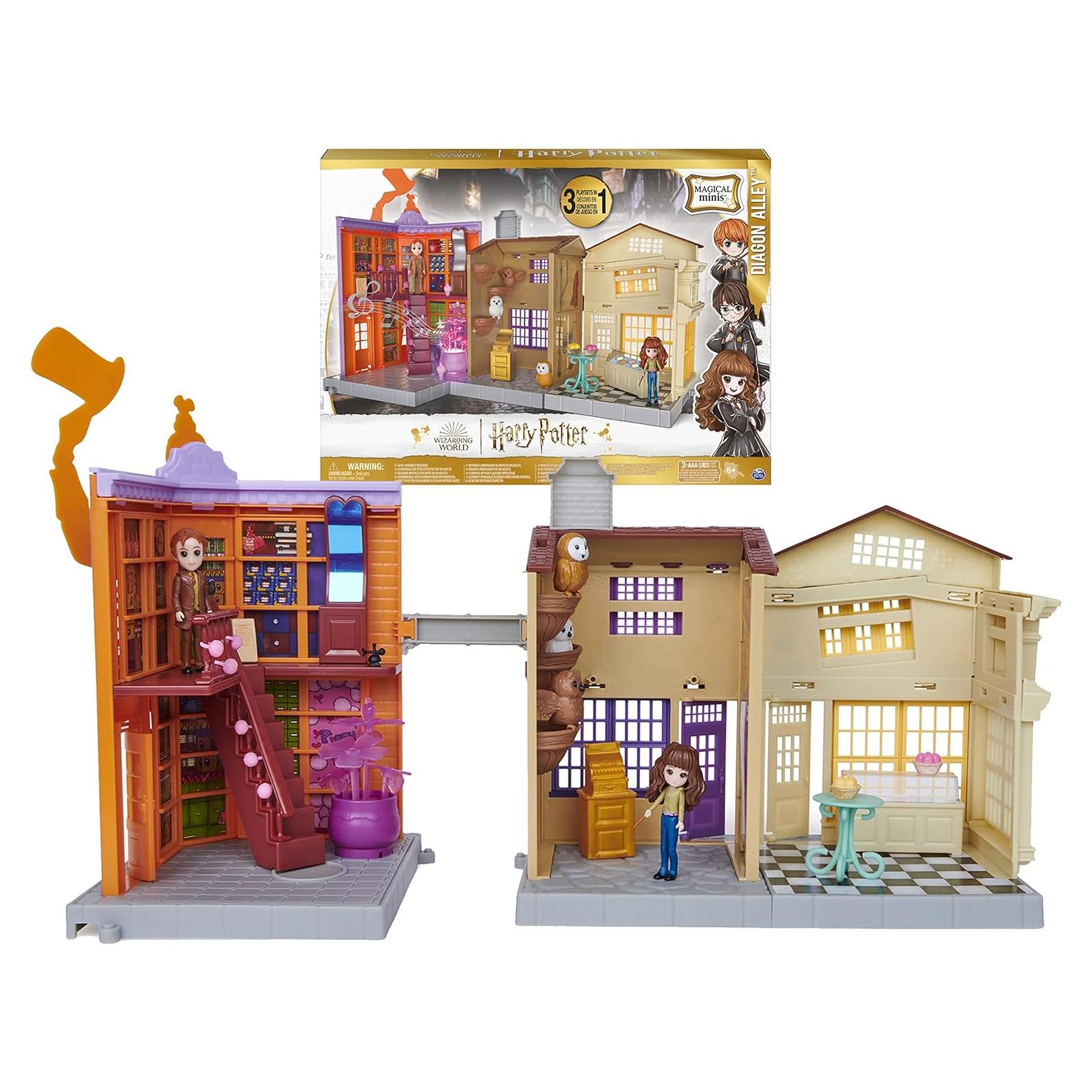 Set de Juego Harry Potter Callejón Diagon 3-en-1 con Figuras