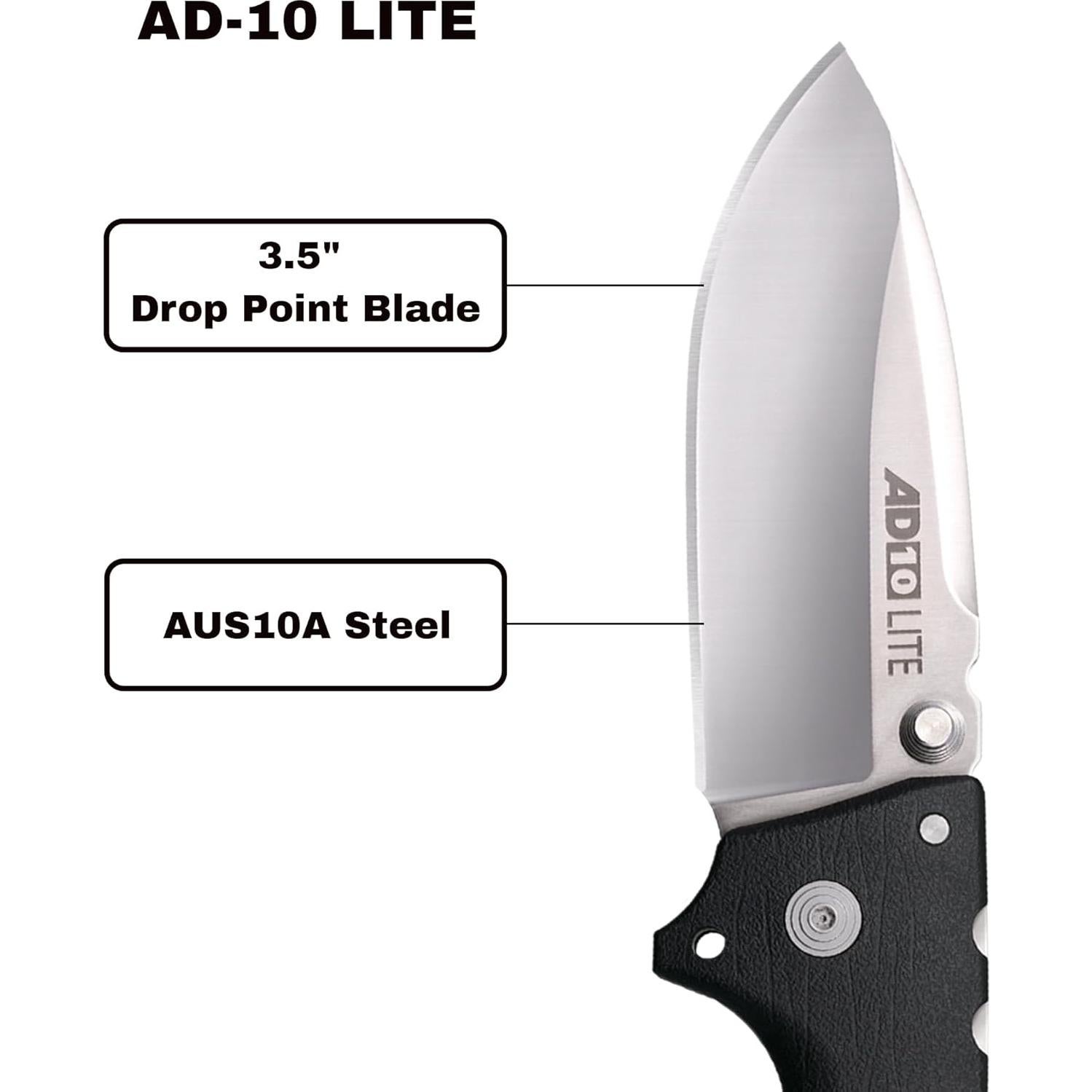 Cuchillo Plegable Cold Steel AD-10 Lite 22.4 cm Acero AUS10A