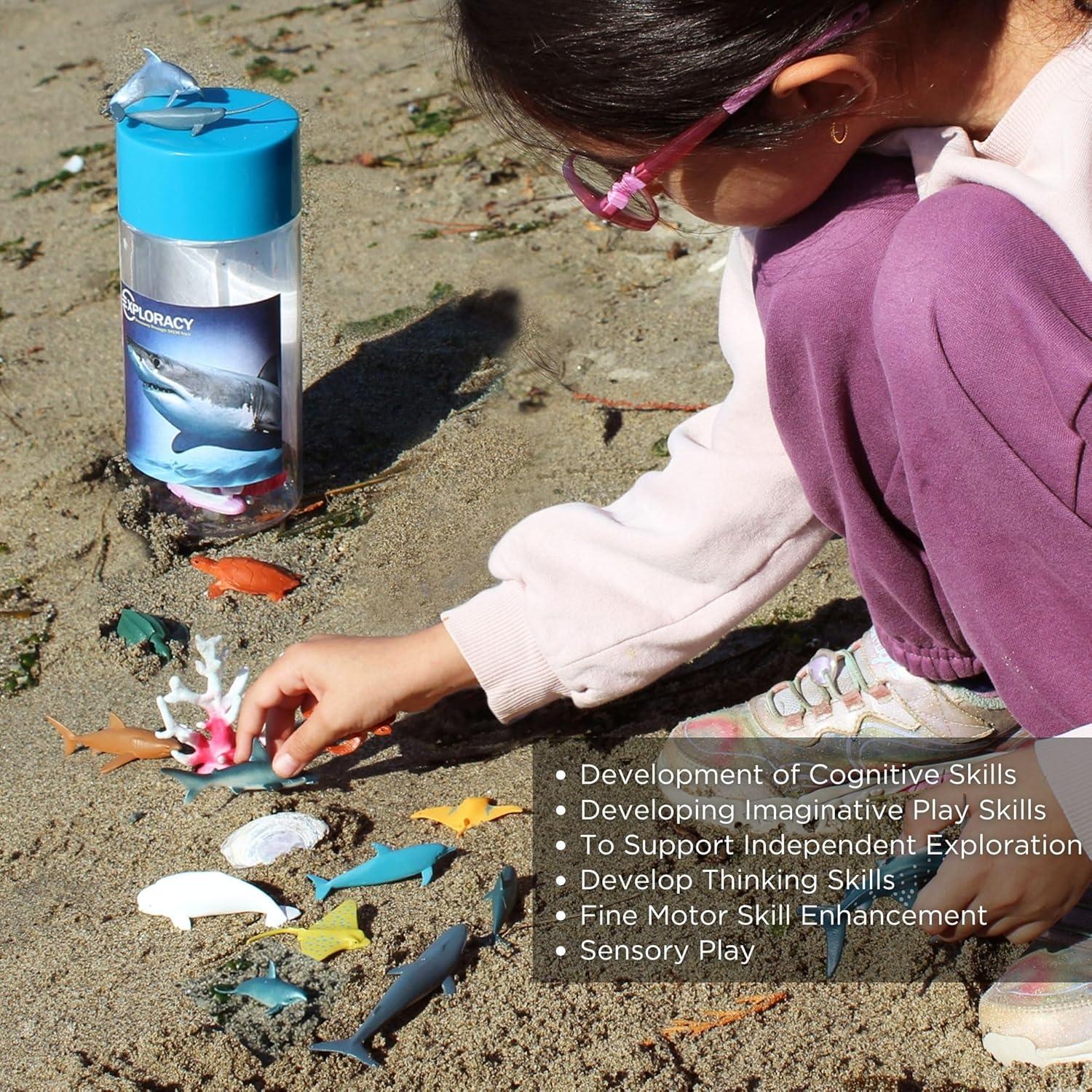 Juguetes de Animales Marinos Mini 15 Piezas Sungate