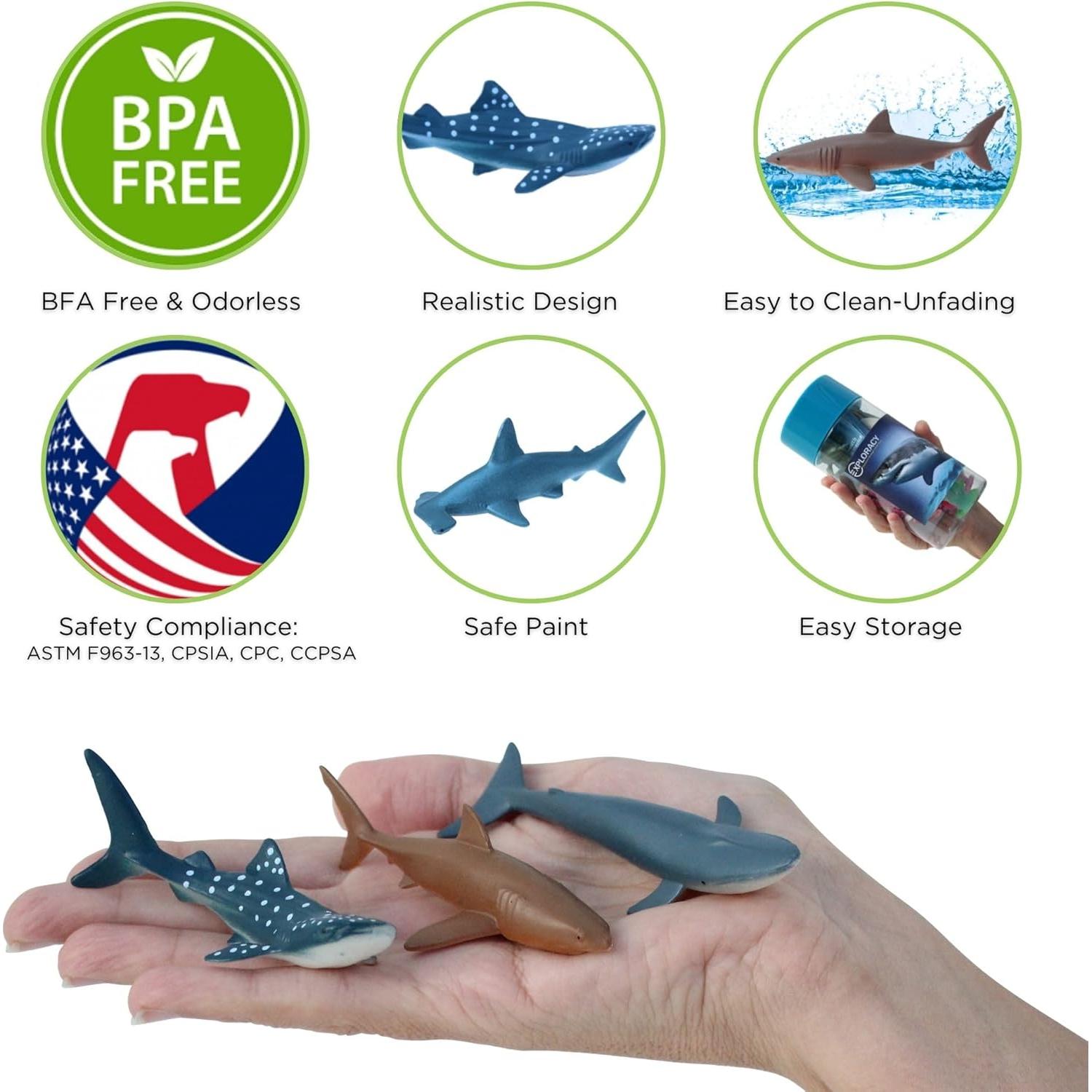 Juguetes de Animales Marinos Mini 15 Piezas Sungate