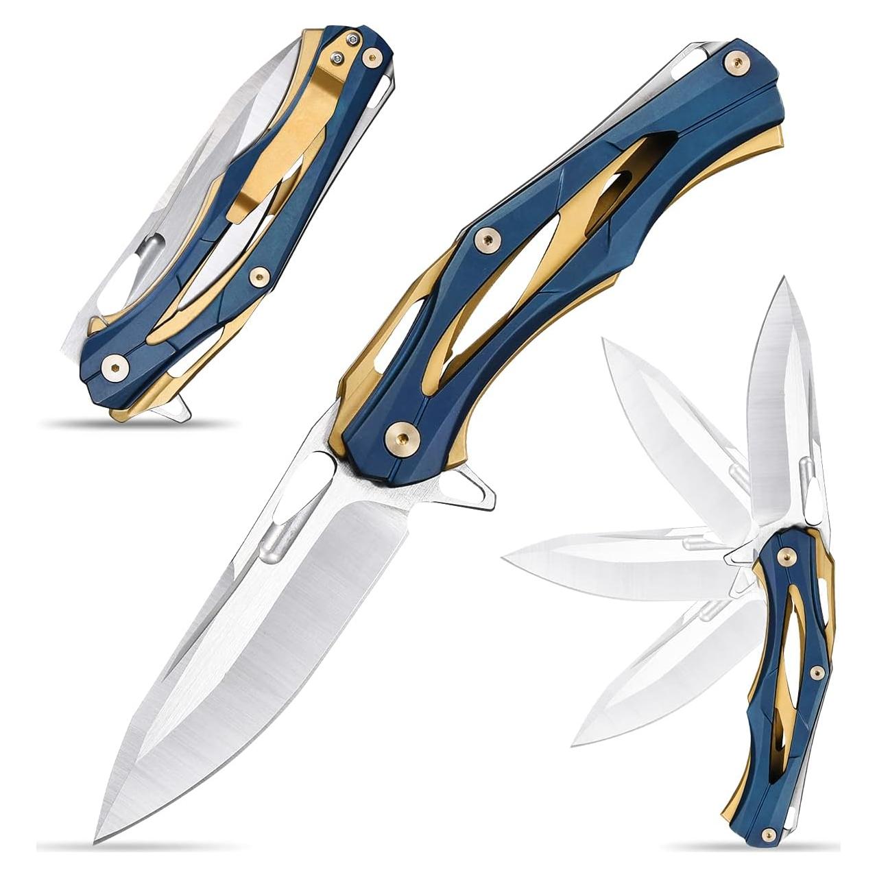 Cuchillo Plegable Eafengrow EF204 Acero D2 22.8cm EDC Camping