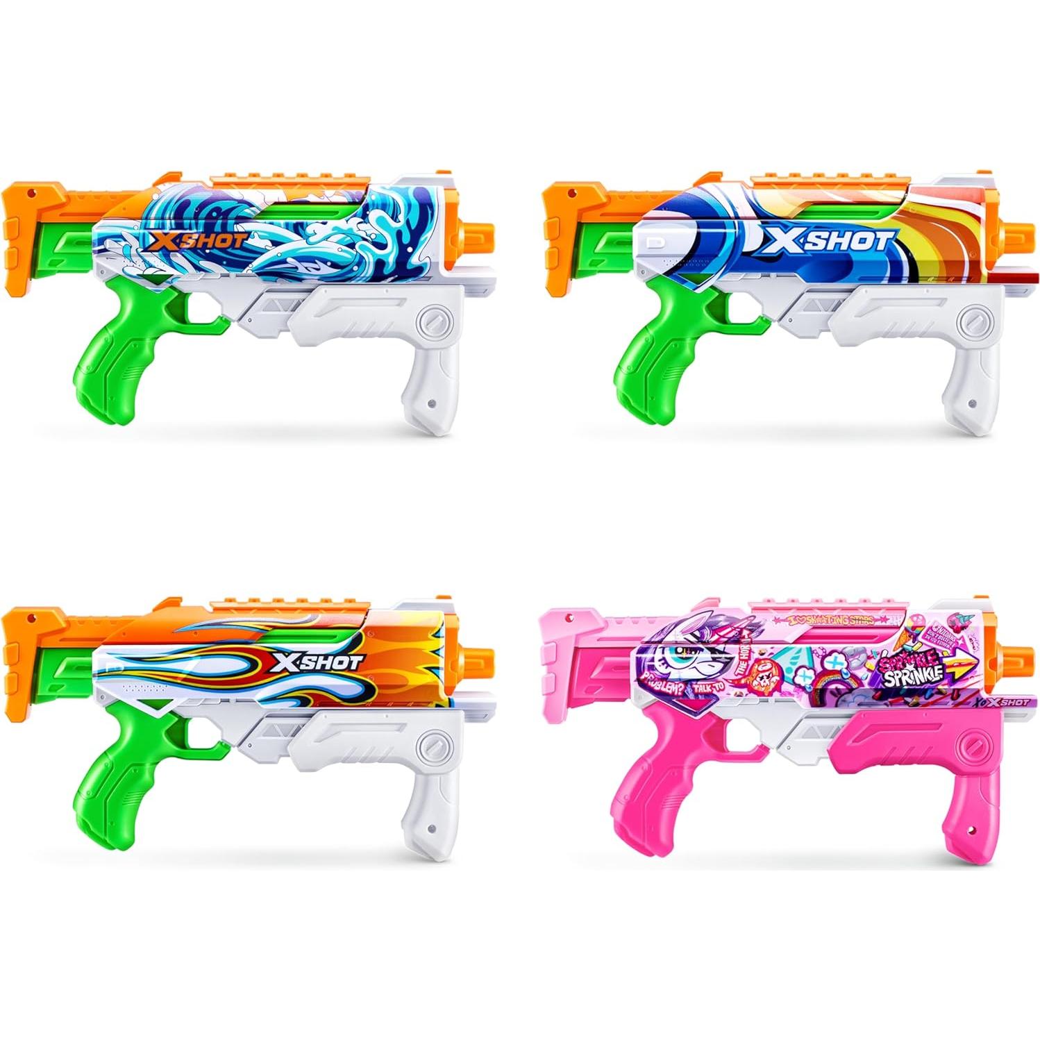 Pistola de Agua X-Shot Hyperload 2 Piezas Rápido-Llenado