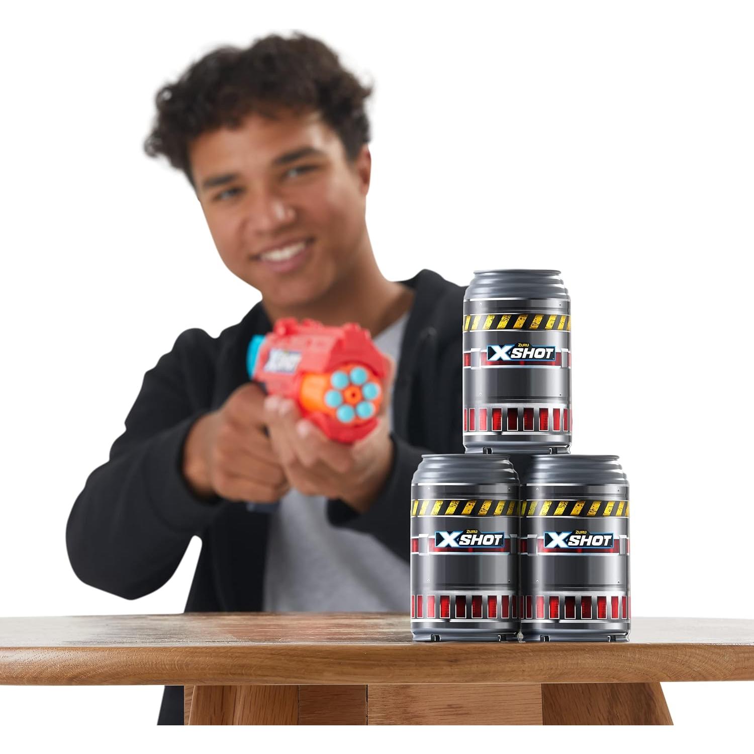 Lanzador de Dardos X-Shot Excel Reflex 6 ZURU Rojo