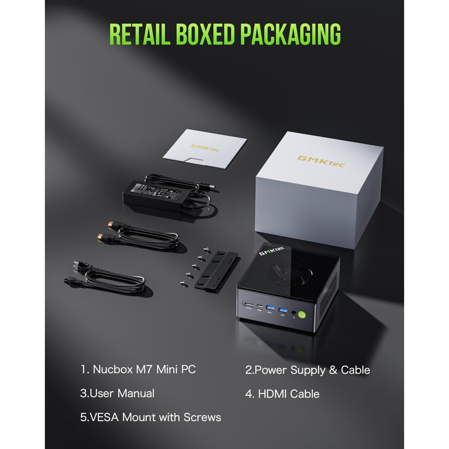 Mini PC Gaming GMKtec Nucbox M7 Pro Ryzen 9 32GB 2TB