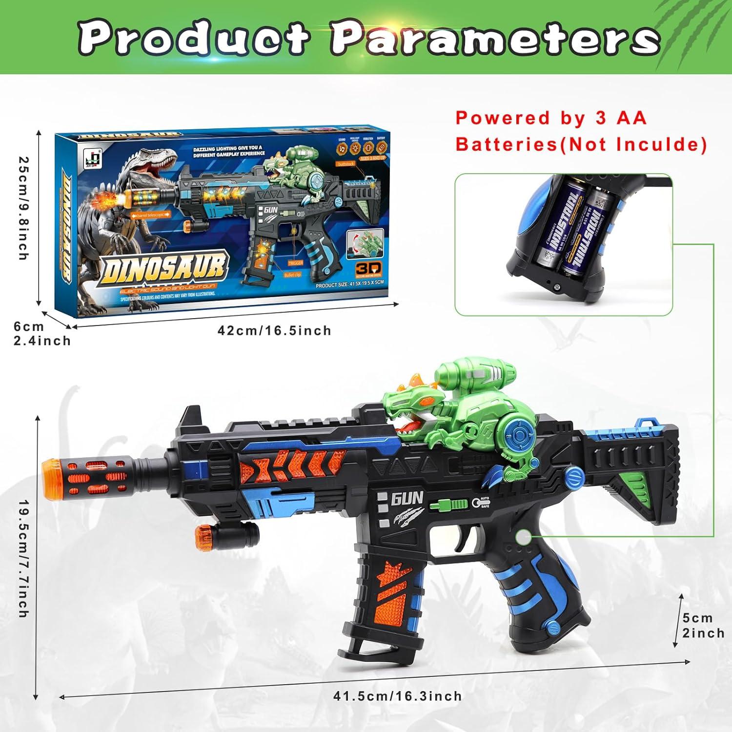 Pistola de Juguete Iluminada DaoDaoZhu con Sonido y Luz