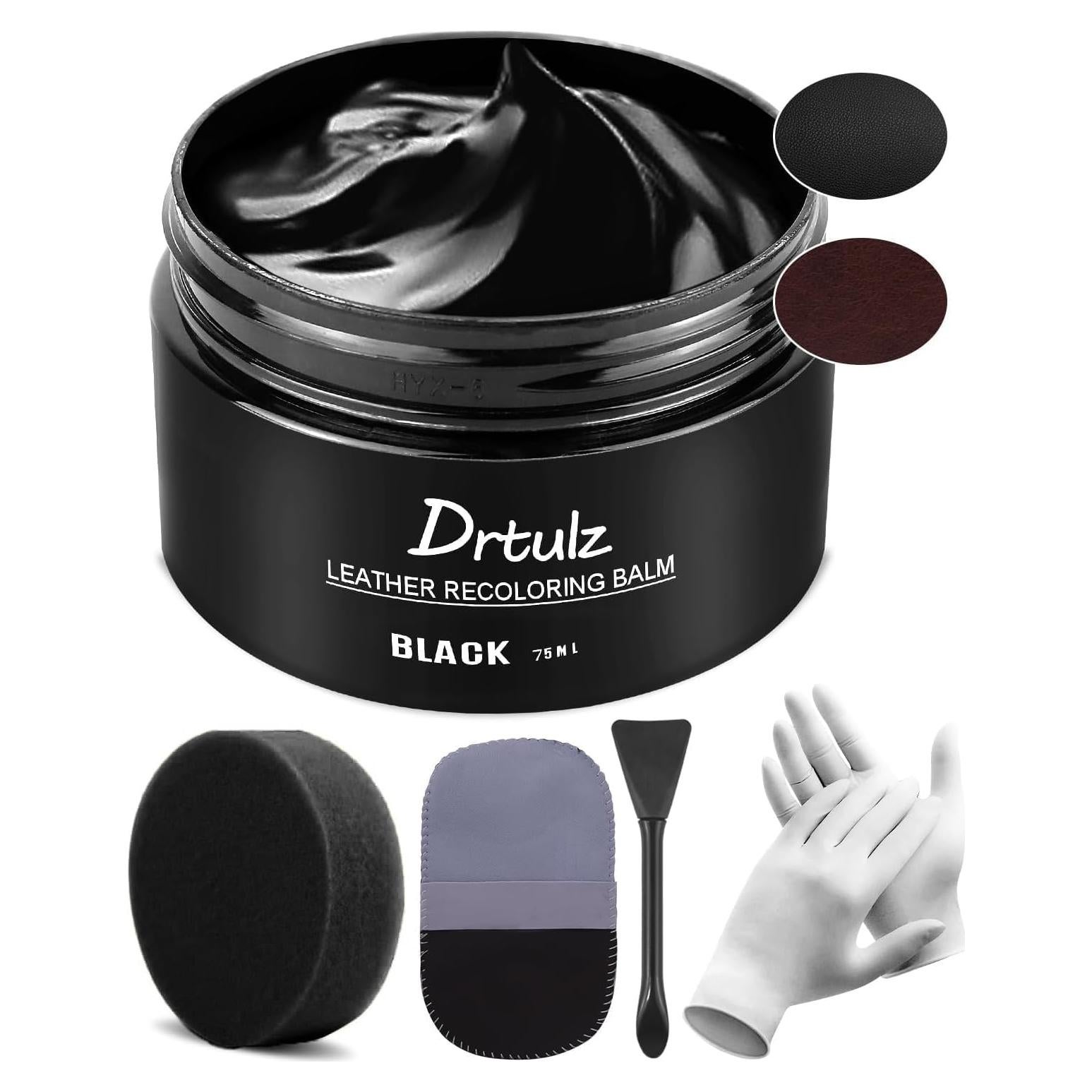 Bálsamo de Recoloración de Cuero Negro drtulz - 170g
