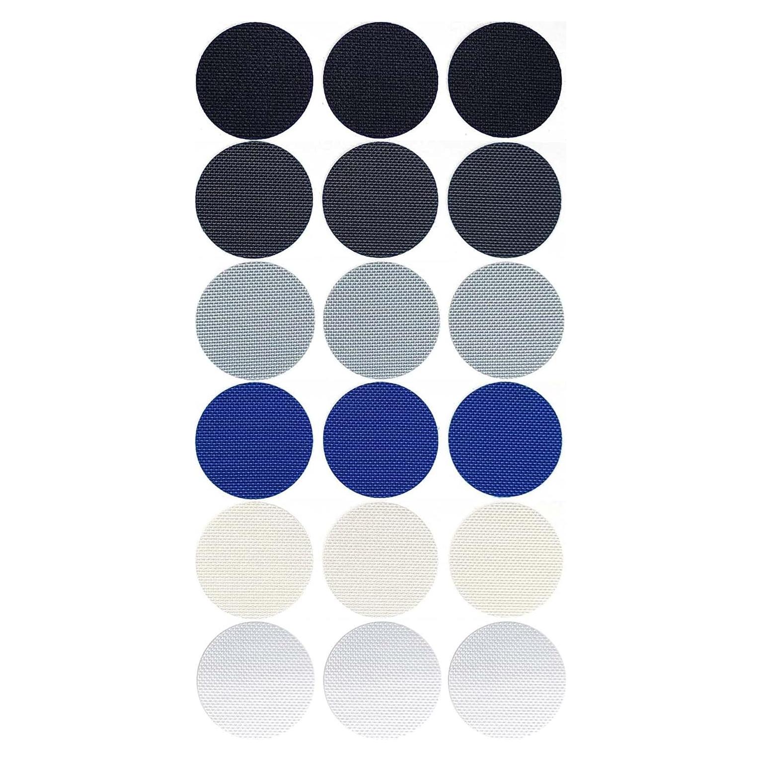 Parche Circular para Zapatos Nomorhols - 18 Agujeros, 6 Colores