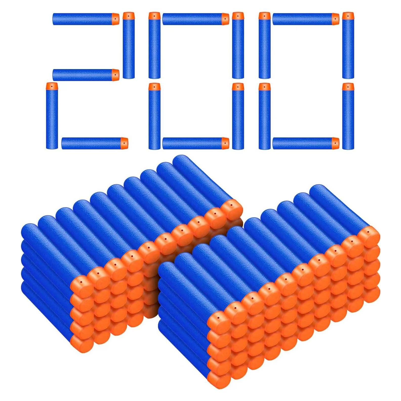 200 Balas de Dart SOJUFOG Compatibles Nerf N-Strike Foam
