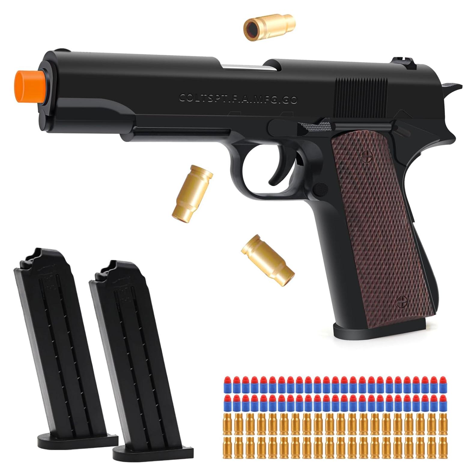 Pistola de Juguete EagleGrove con 50 Balas de Espuma