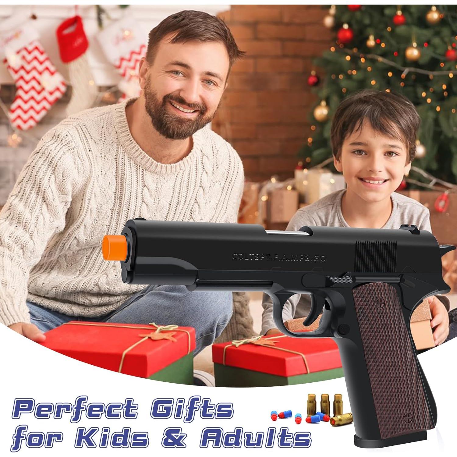 Pistola de Juguete EagleGrove con 50 Balas de Espuma