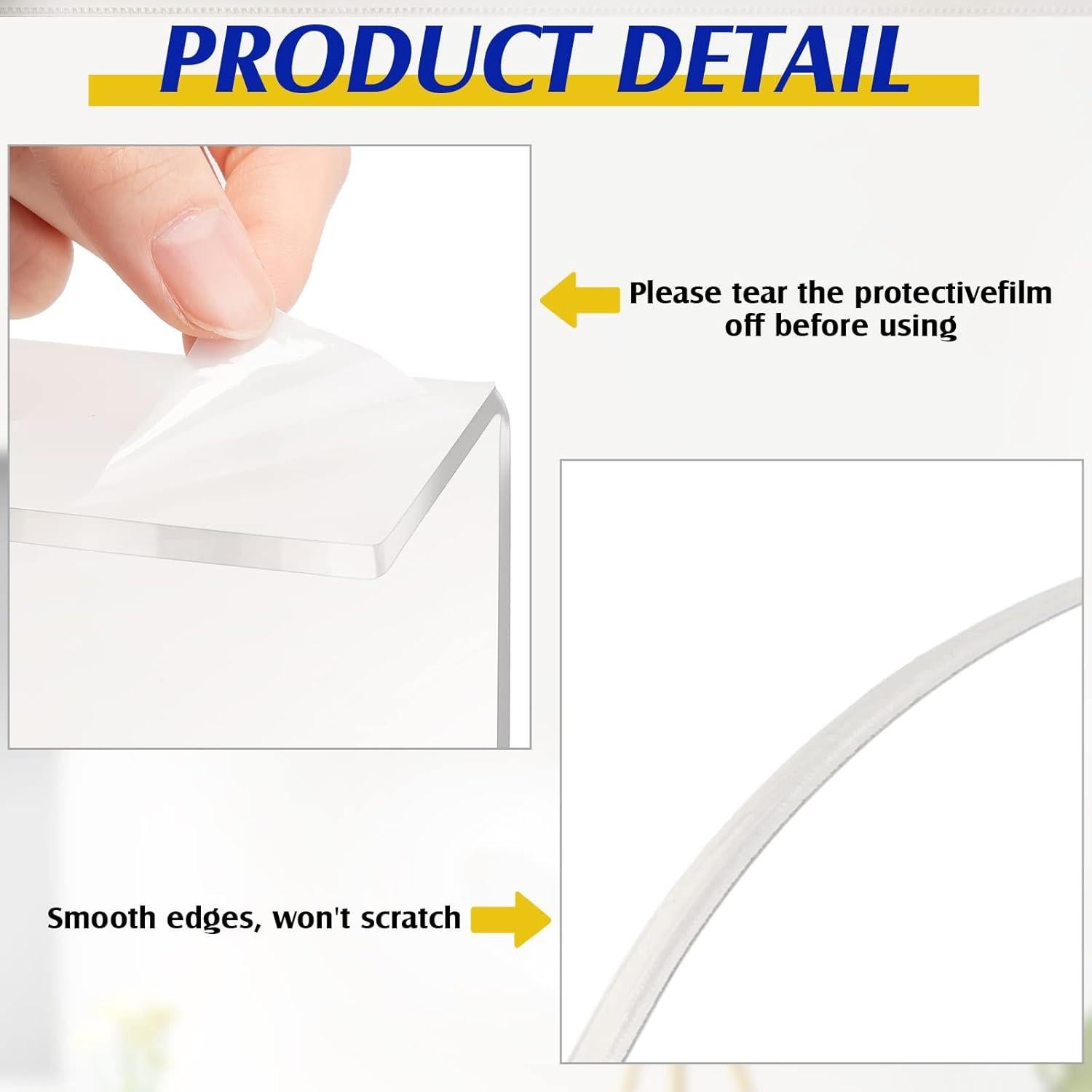 Estante Flotante para Zapatos Treela - 30 Piezas Acrílico 20x7.6cm