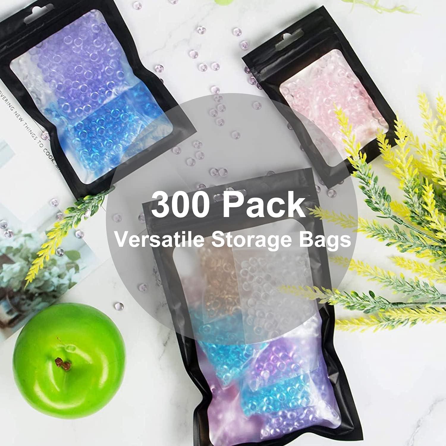 300 Bolsas Mylar Reutilizables MEACOLIA 3 Tamaños 7.6-20.1 cm