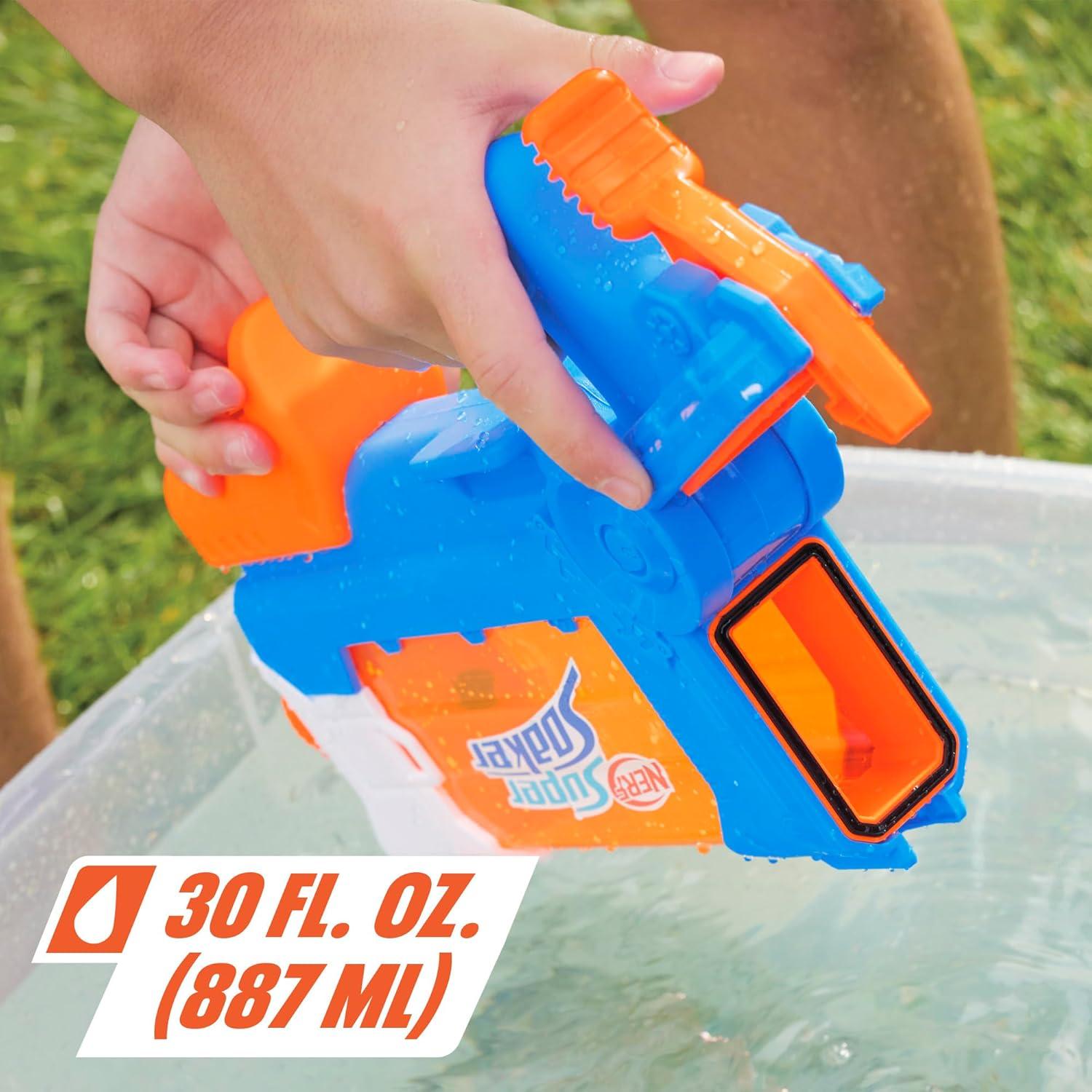Lanzador de Agua Nerf Super Soaker Flip Fill 887ml 4 Estilos
