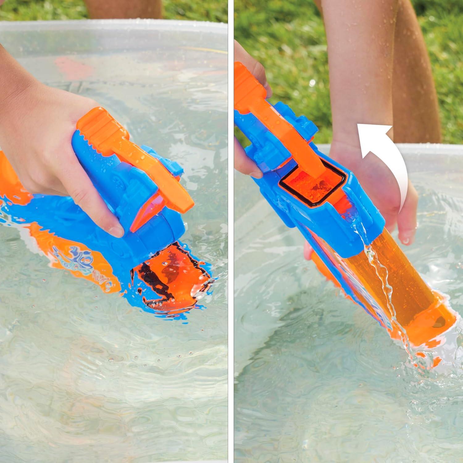Lanzador de Agua Nerf Super Soaker Flip Fill 887ml 4 Estilos