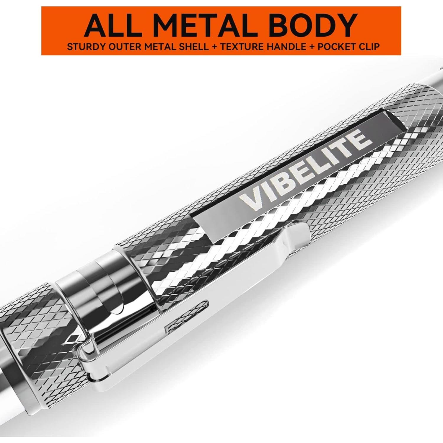 Linterna Magnética Telescópica VIBELITE 200 Lúmenes Plata