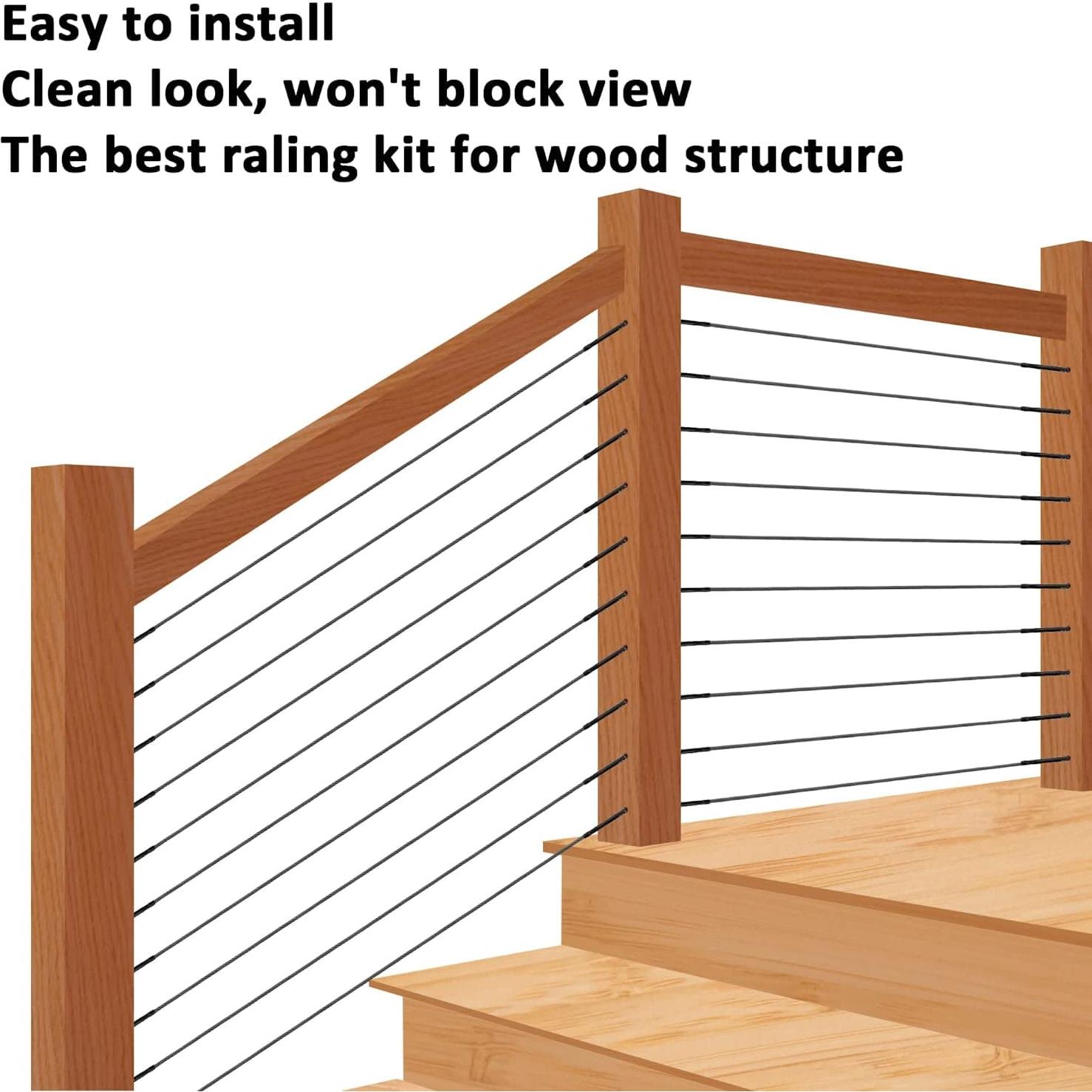 Tornillos de Anclaje de Acero Inoxidable T316 Negro 30 Pzas