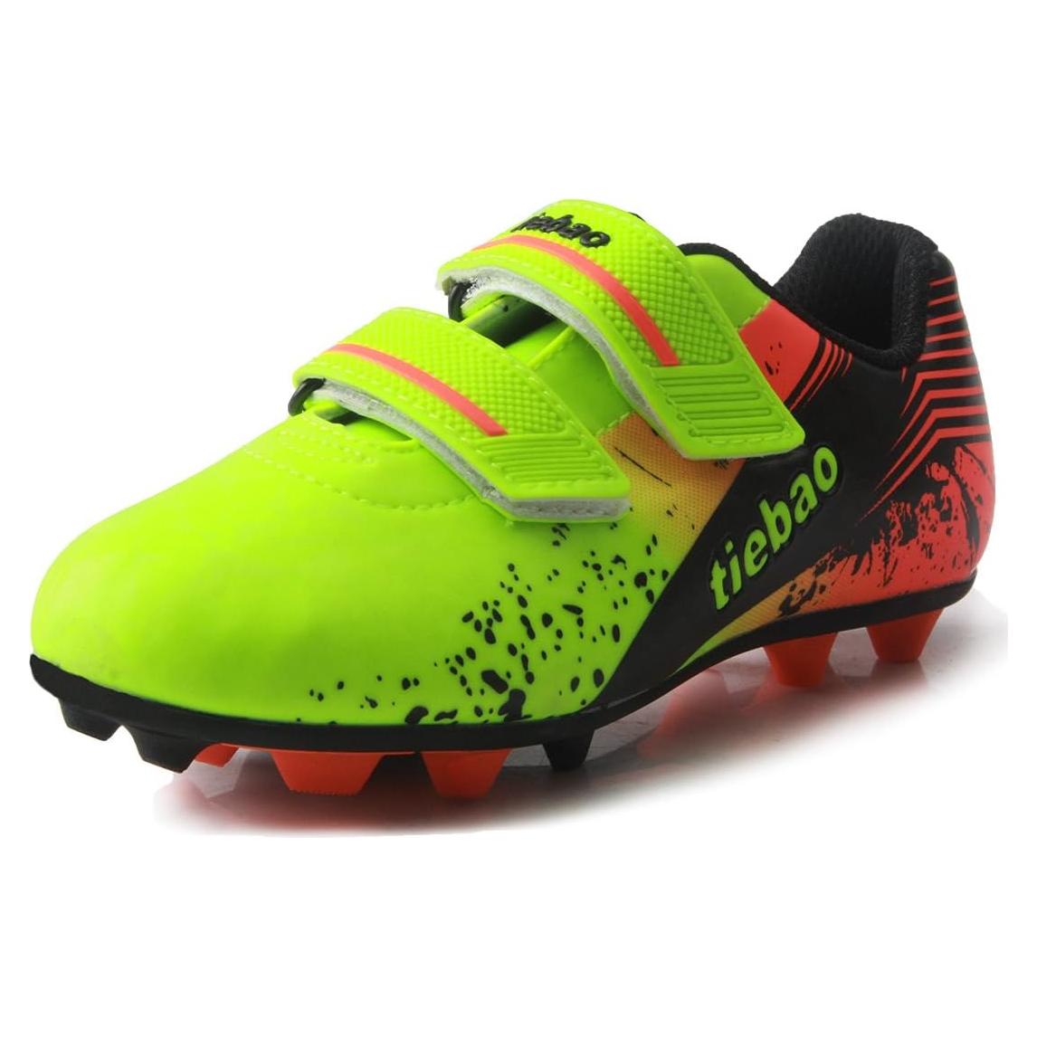 Botas de Fútbol T&B para Niños con Velcro y Suela Firme 12.5