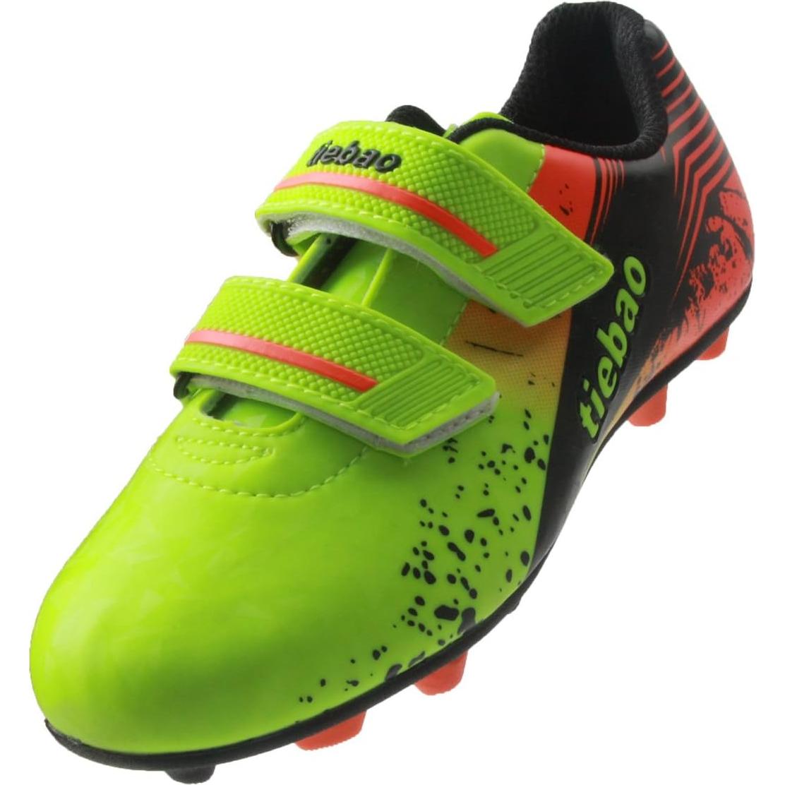 Botas de Fútbol T&B para Niños con Velcro y Suela Firme 12.5