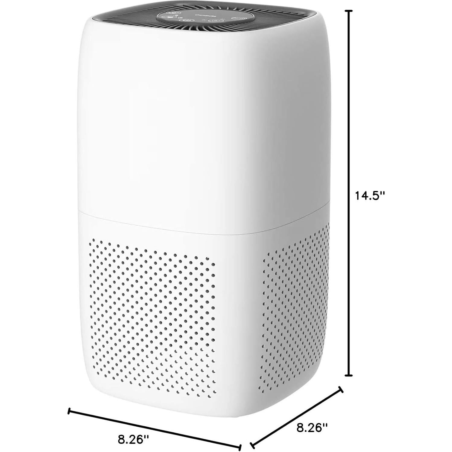 Purificador de Aire Honeyuan ZY3866G HEPA H13 para Habitaciones Grandes