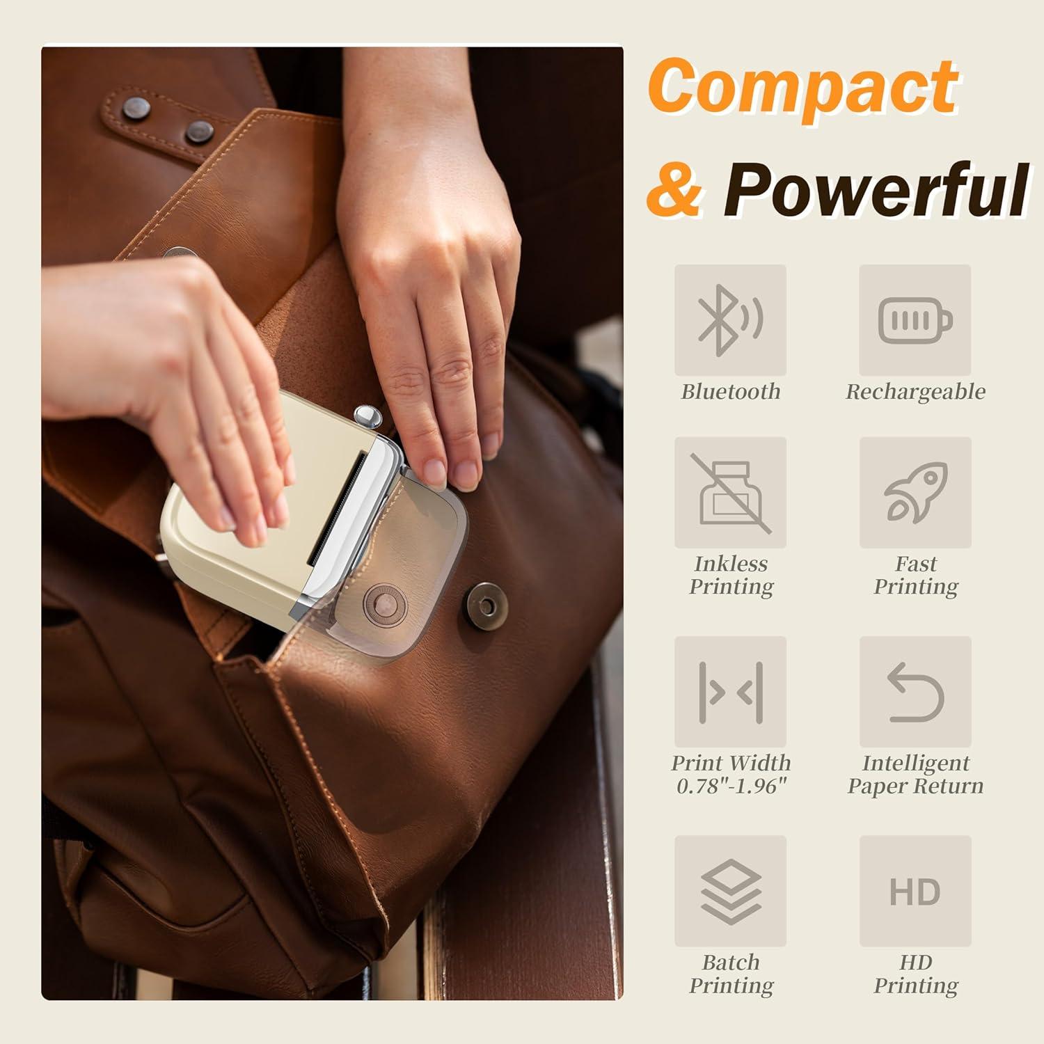 Impresora de Etiquetas Phomemo M150 Bluetooth Portátil 20-50mm