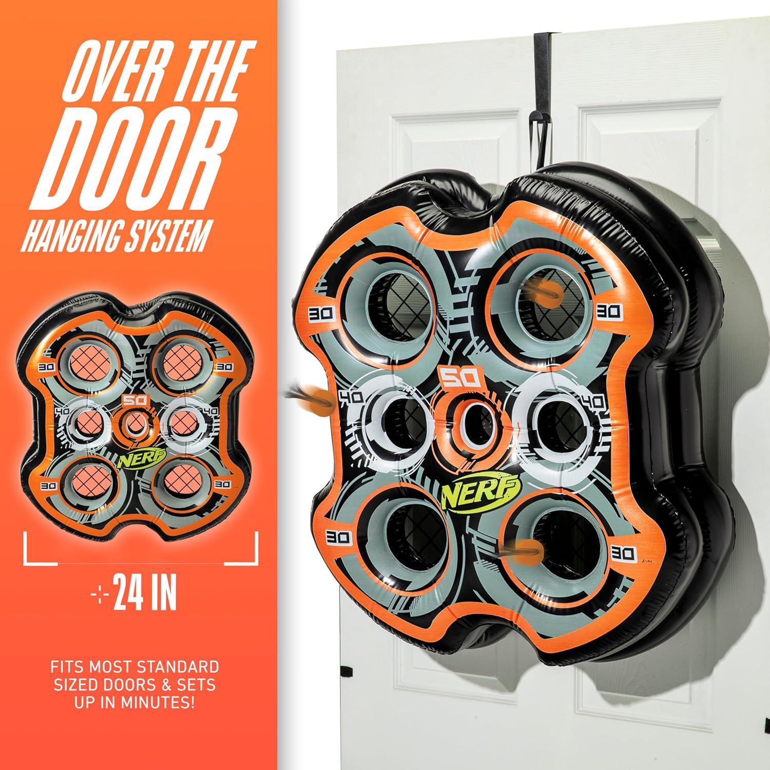 Objetivo Inflable NERF Fling n' Score - 60,96 cm - Negro/Naranja