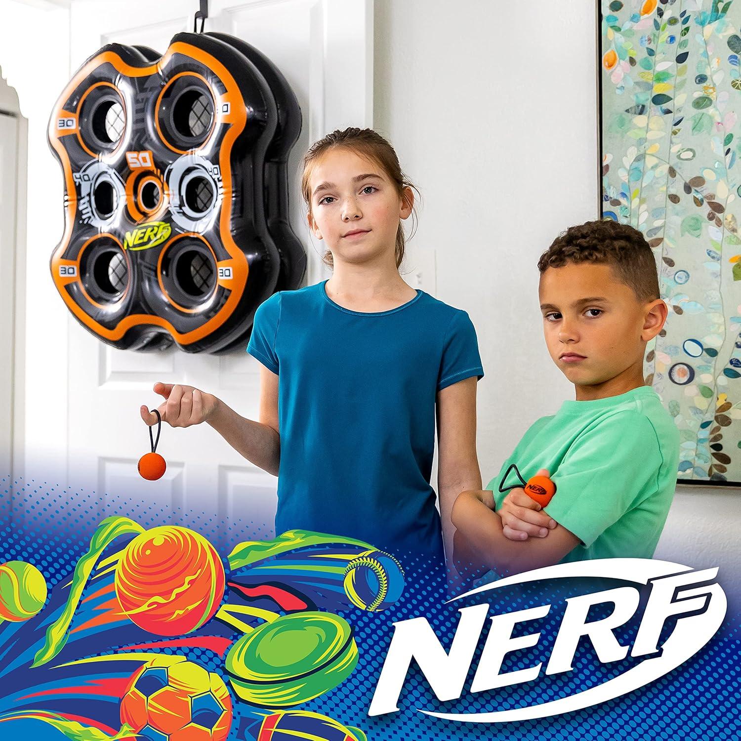 Objetivo Inflable NERF Fling n' Score - 60,96 cm - Negro/Naranja