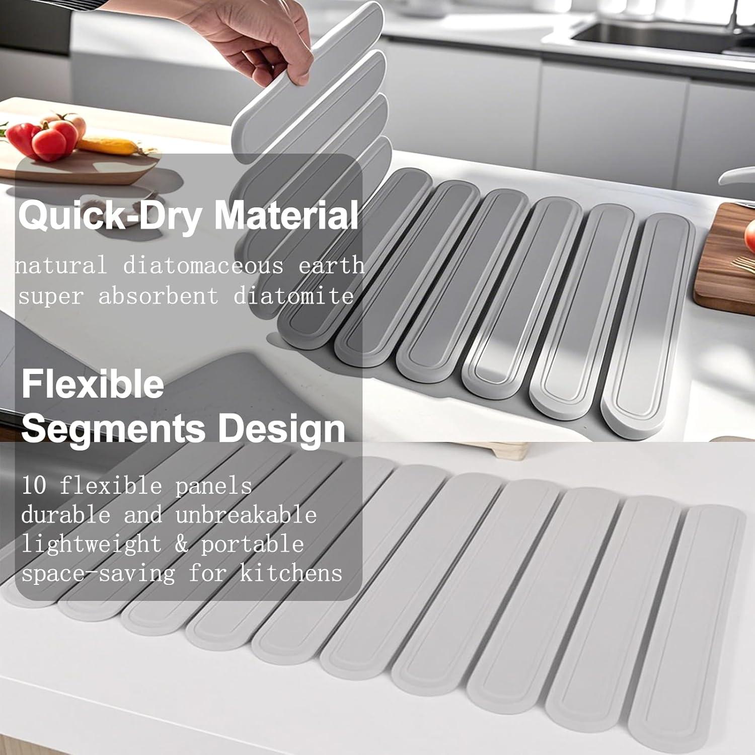 Alfombrilla de Secado de Piedra Diatomácea GAMYPET 60x40 cm Antideslizante