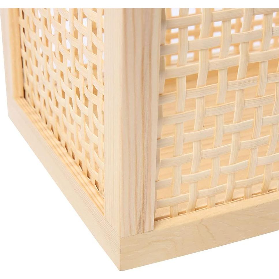 Cesta de Almacenamiento de Madera Pequeña 34.6x16.6 cm